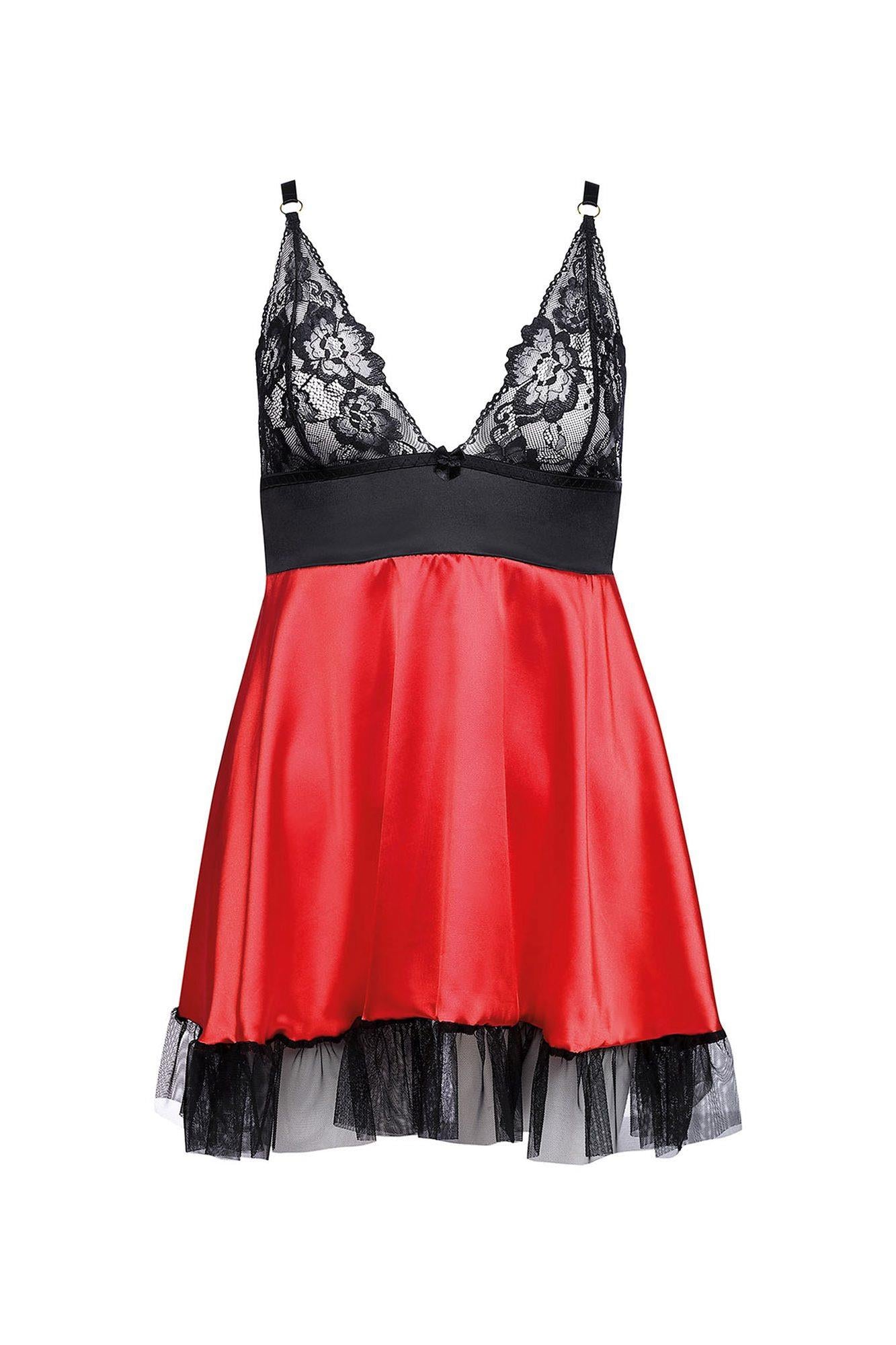 Lingerie - Lisbeth L/XL (Combinaison rouge)