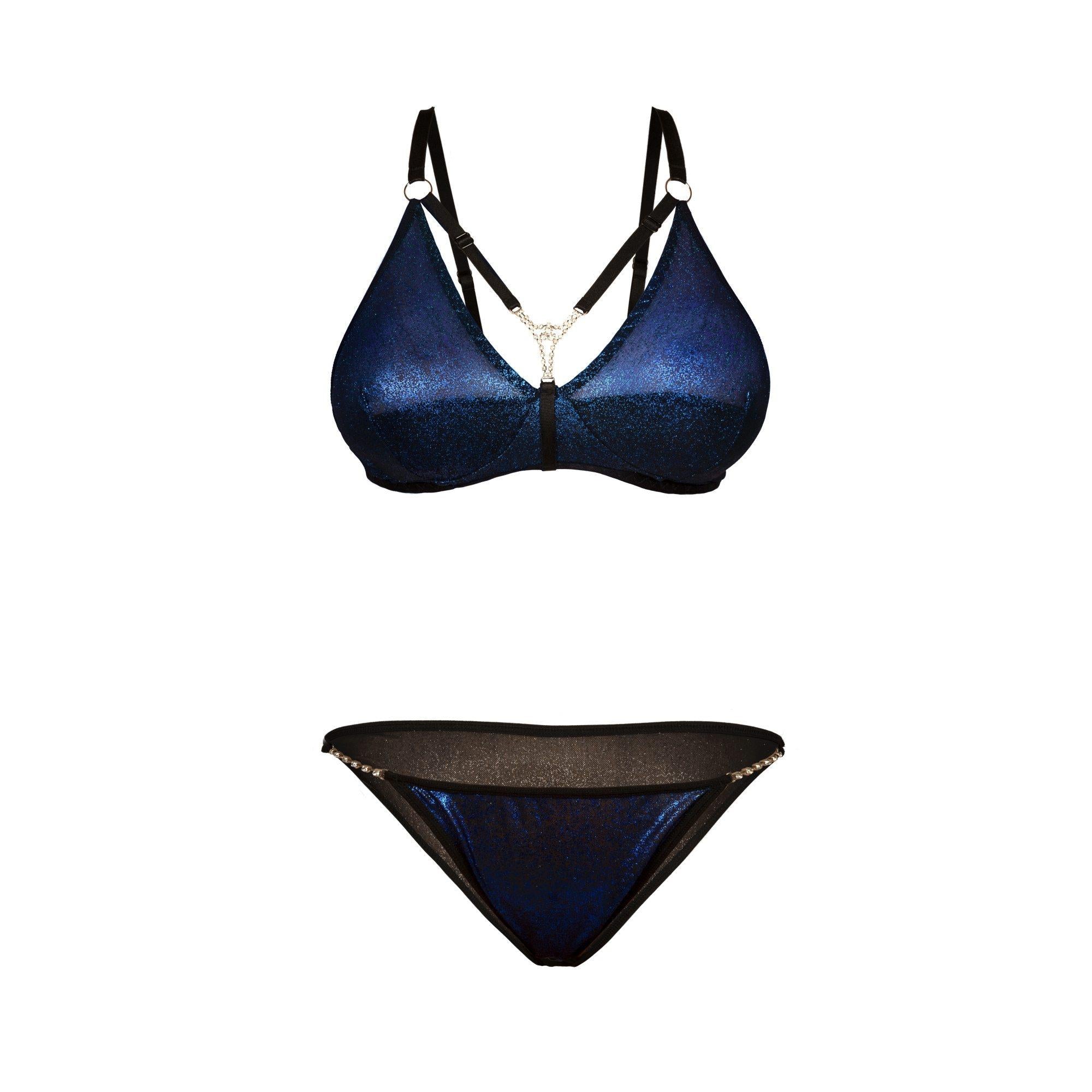 Lingerie-HARLO BLEU ENSEMBLE L/XL