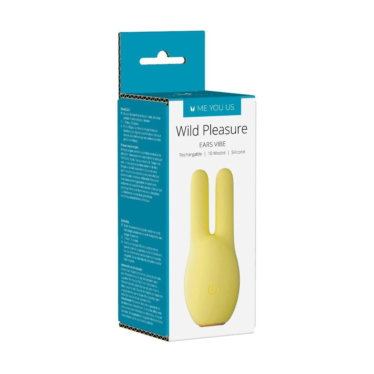Me You Us Wild Pleasure Oreilles Vibrateur Jaune