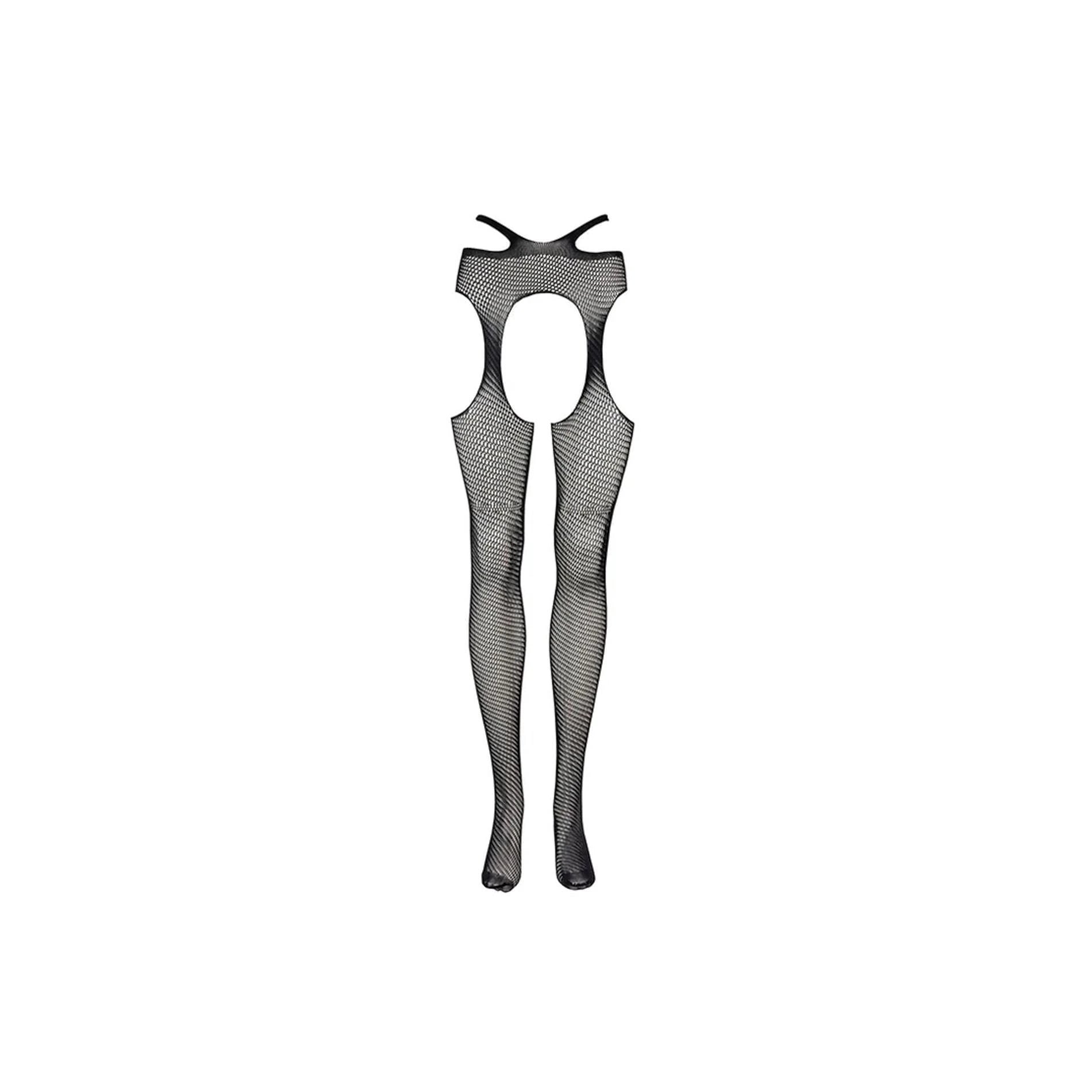 Collant porte-jarretelles avec taille à bretelles - Taille unique