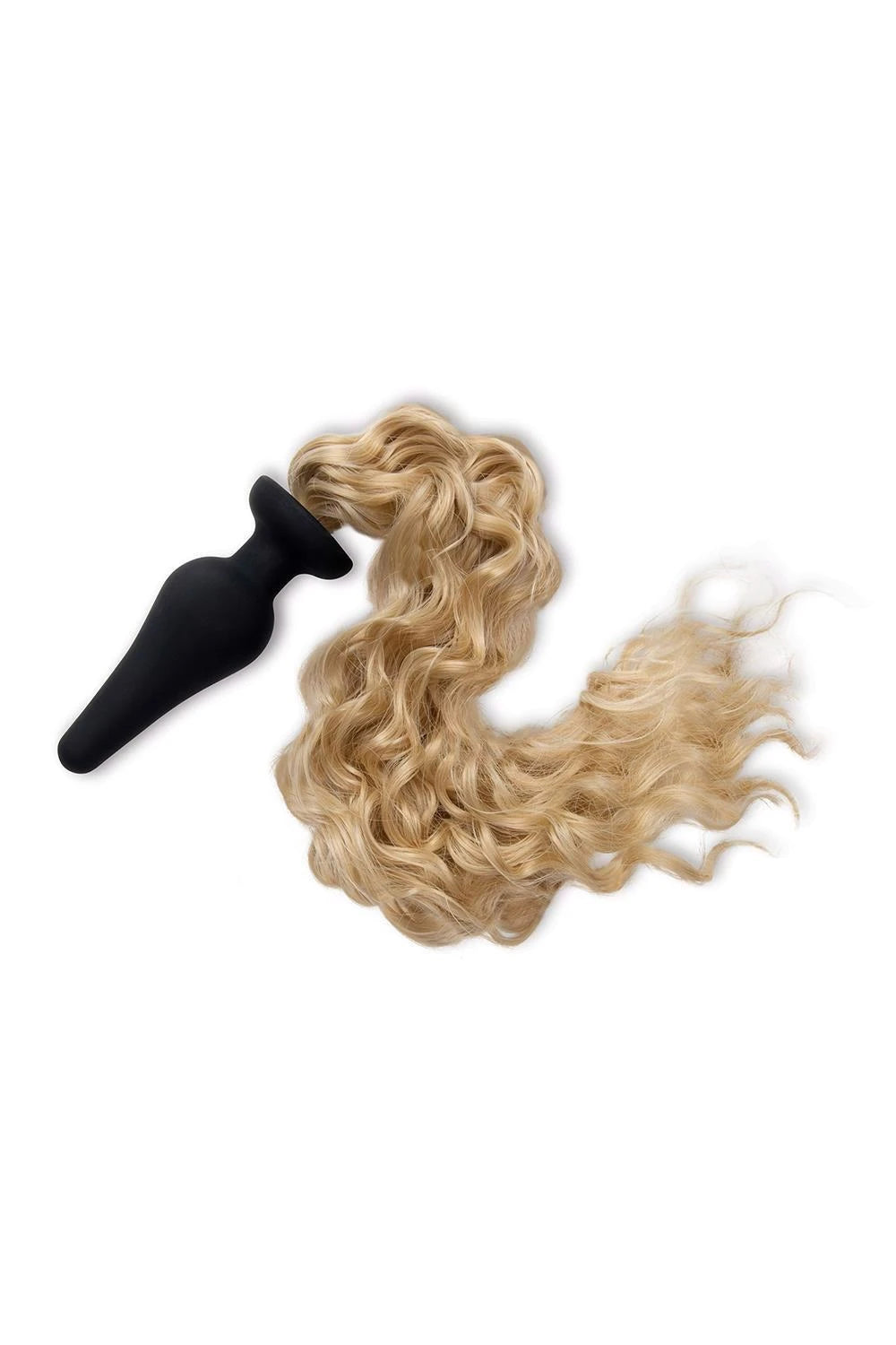 WHIPSMART 4.5 INCH SILICONE PLUG WITH BLONDIE PONY TAIL