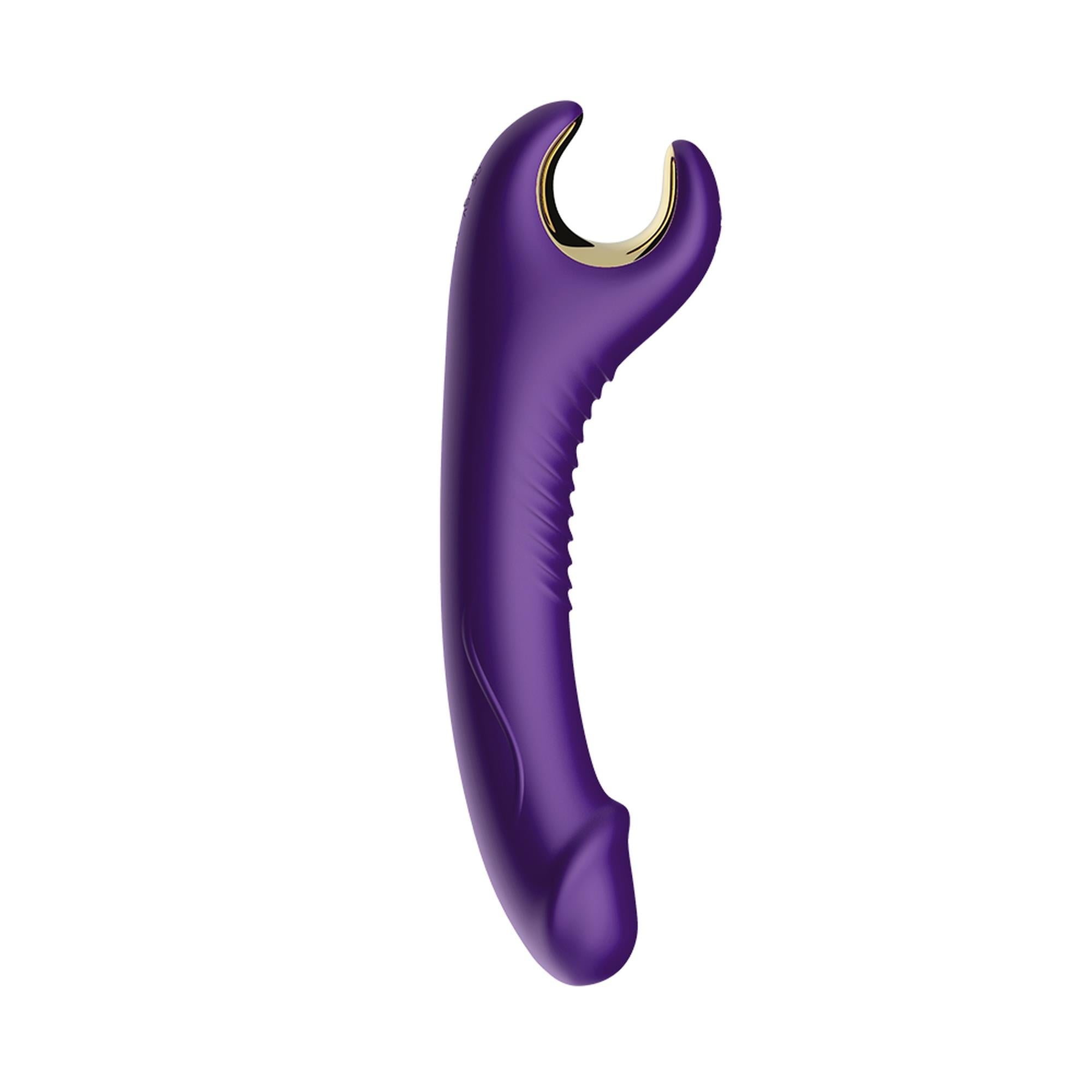 Silicone Stimulator, 9 Vibration Functions, Purple