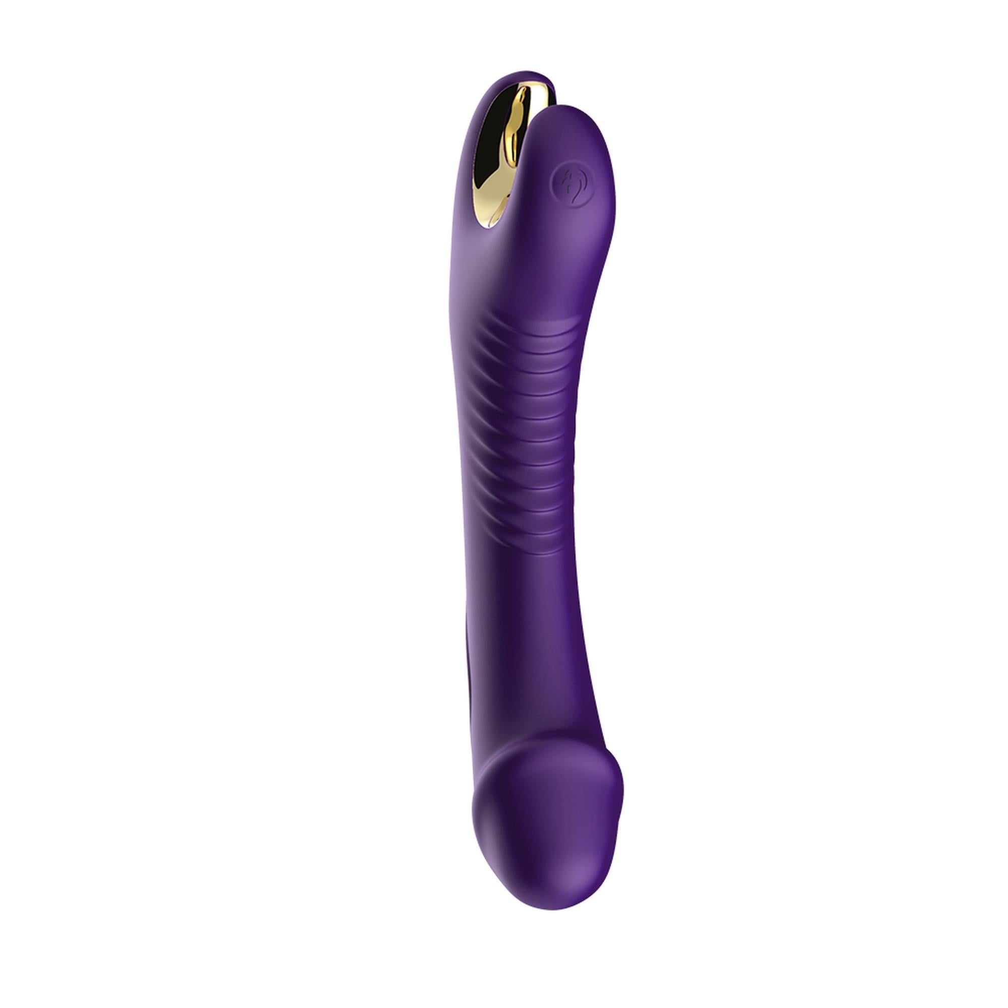 Silicone Stimulator, 9 Vibration Functions, Purple