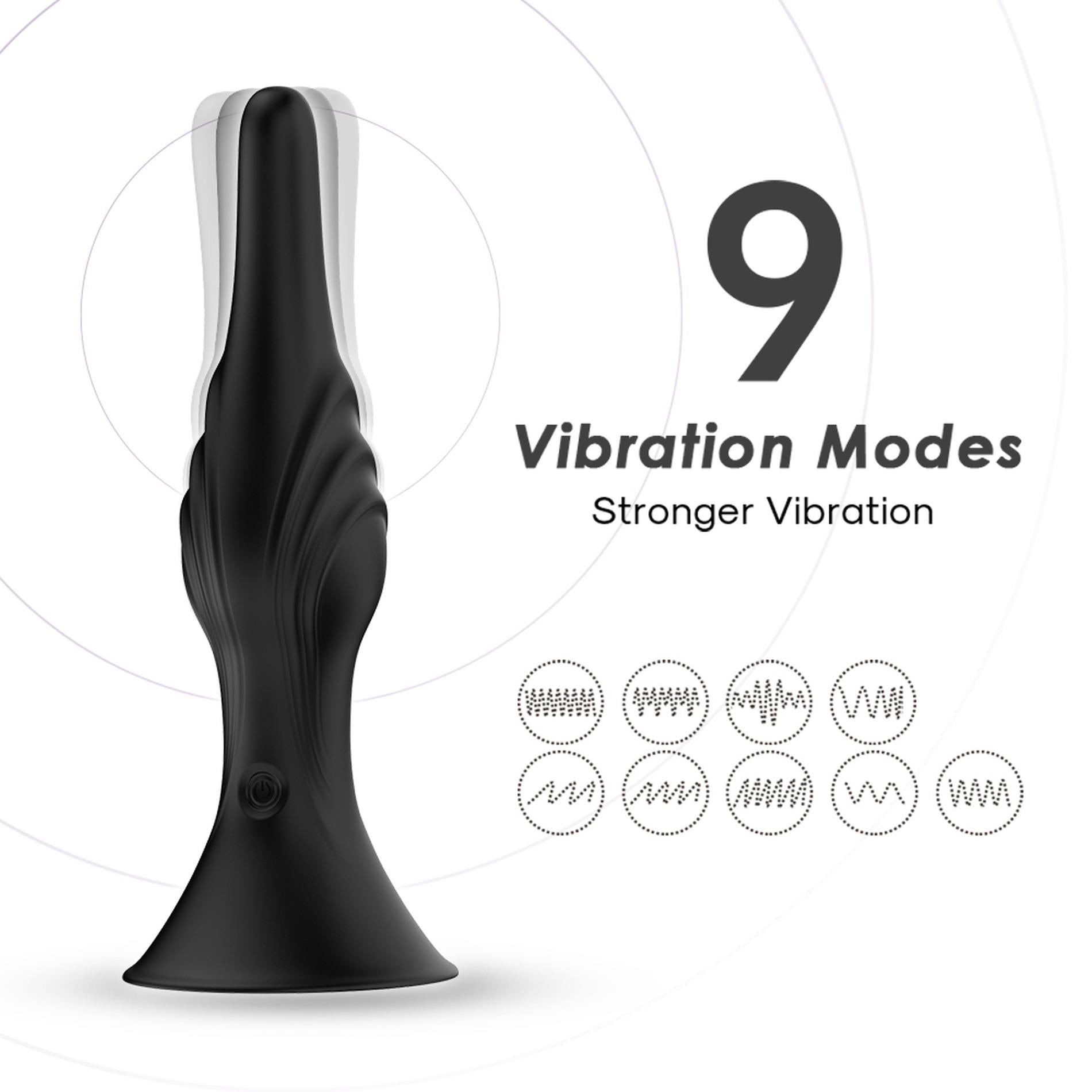 Rocket Black, 9 fonctions de vibration