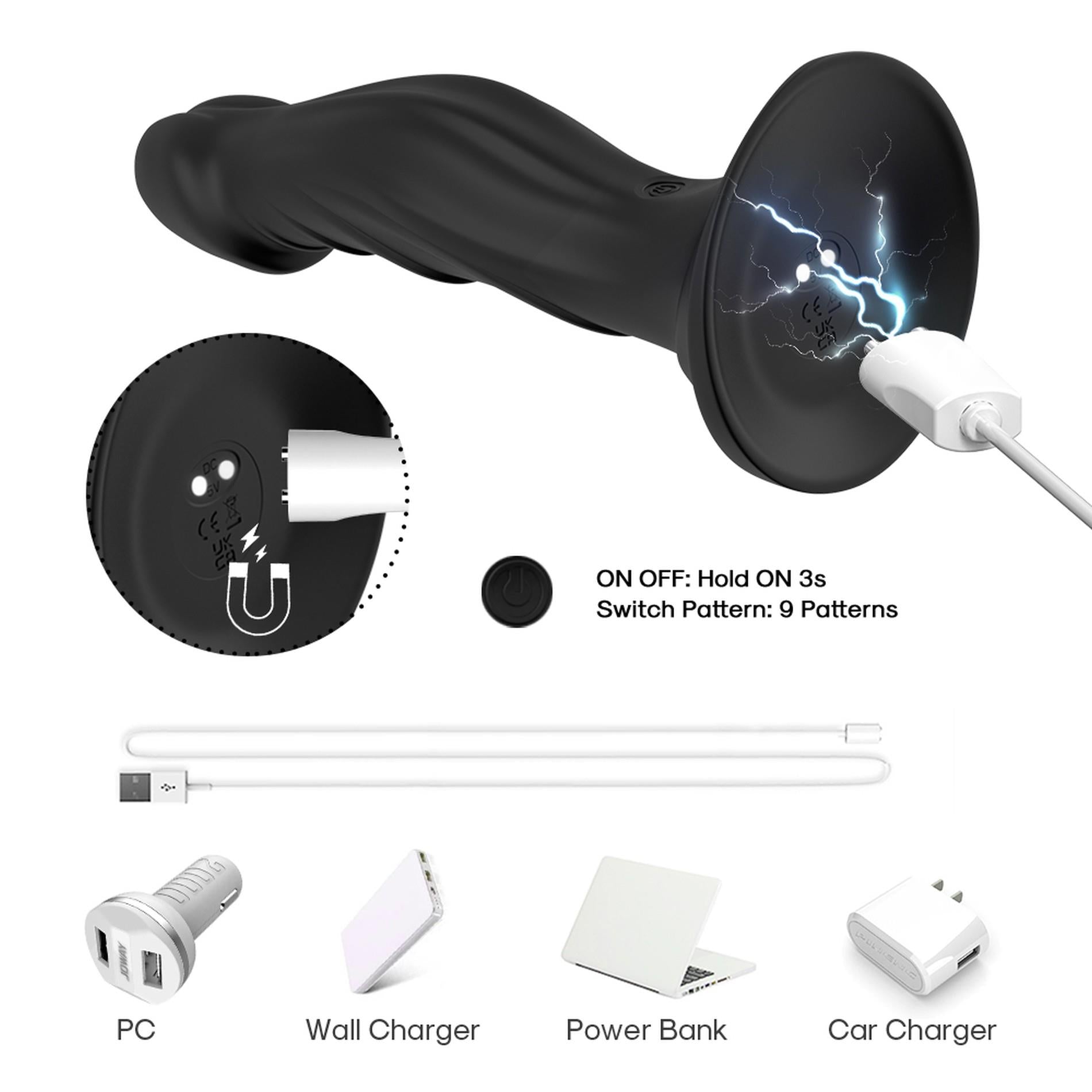 Optimus Black, 9 fonctions de vibration