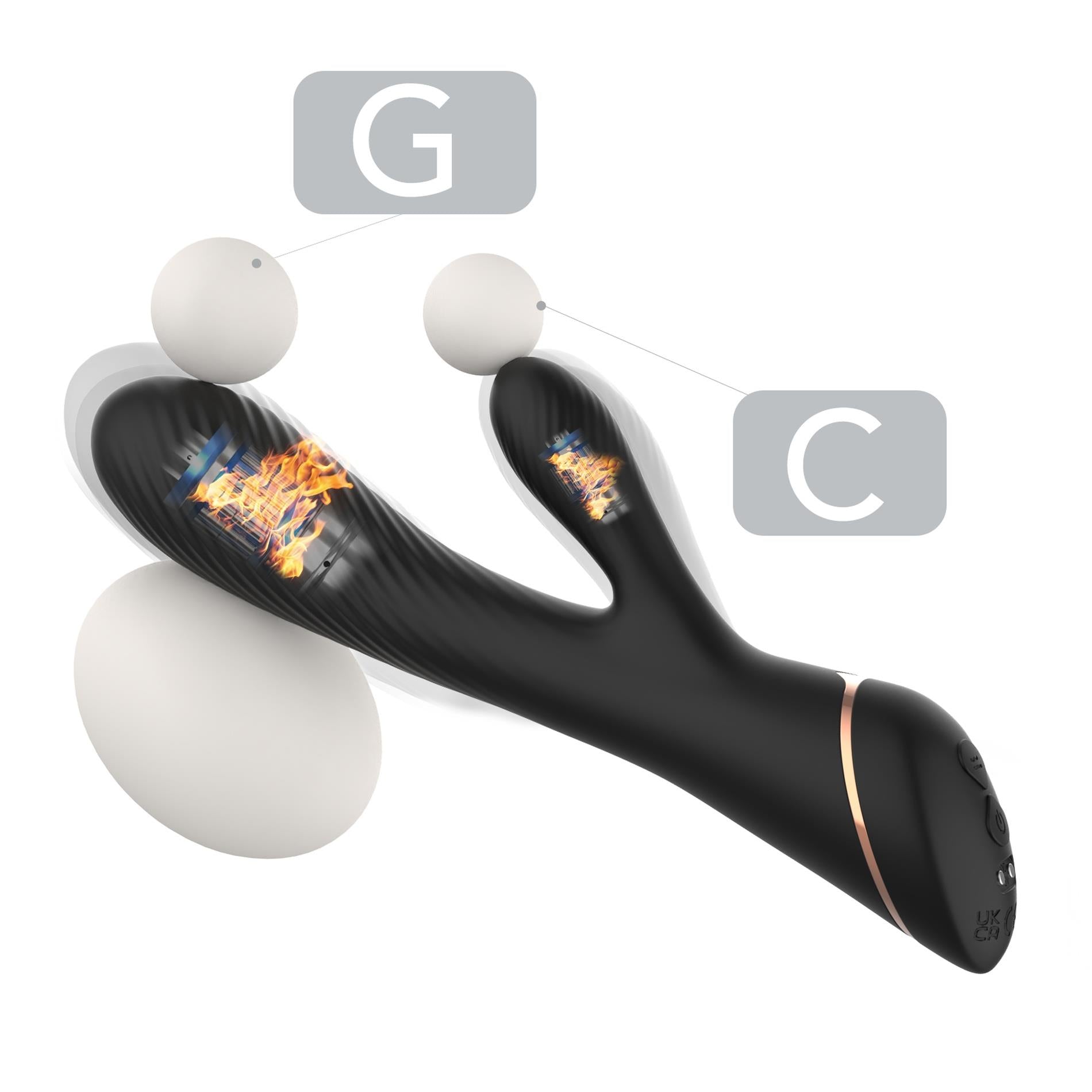 Hare Black, 9 fonctions de vibration