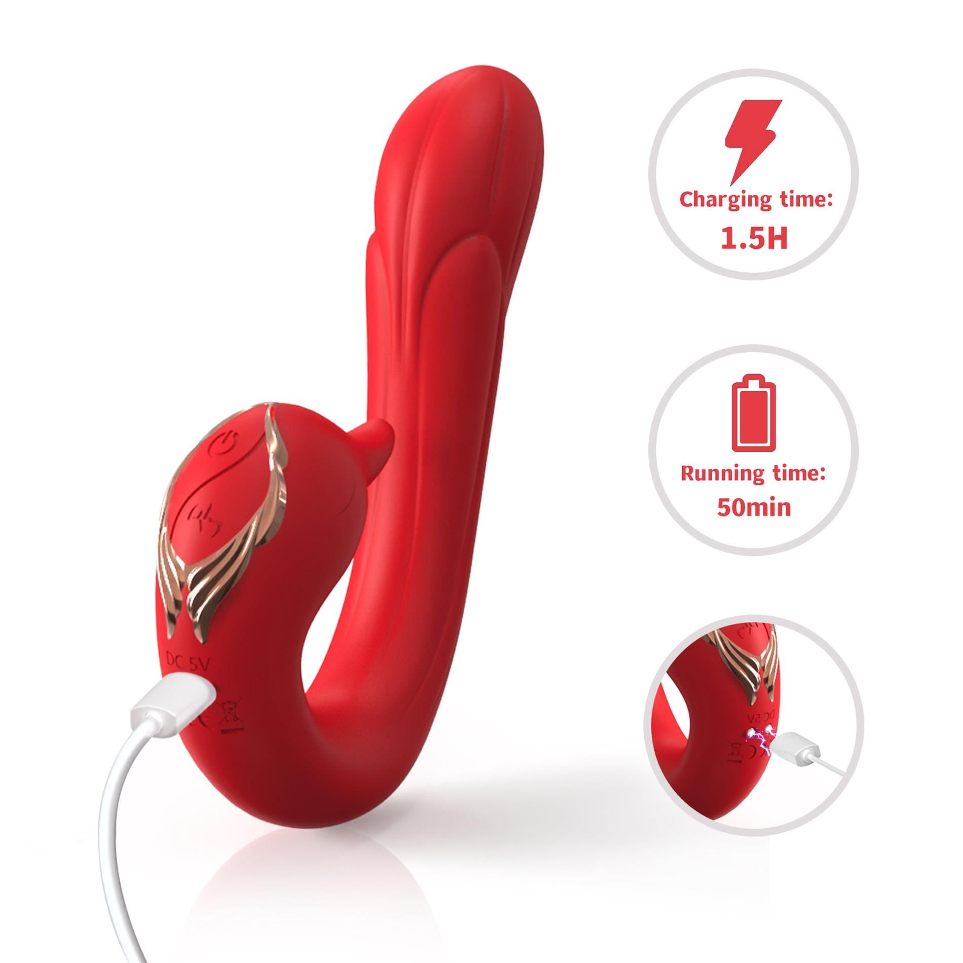 Swan Red, 9 fonctions de vibration