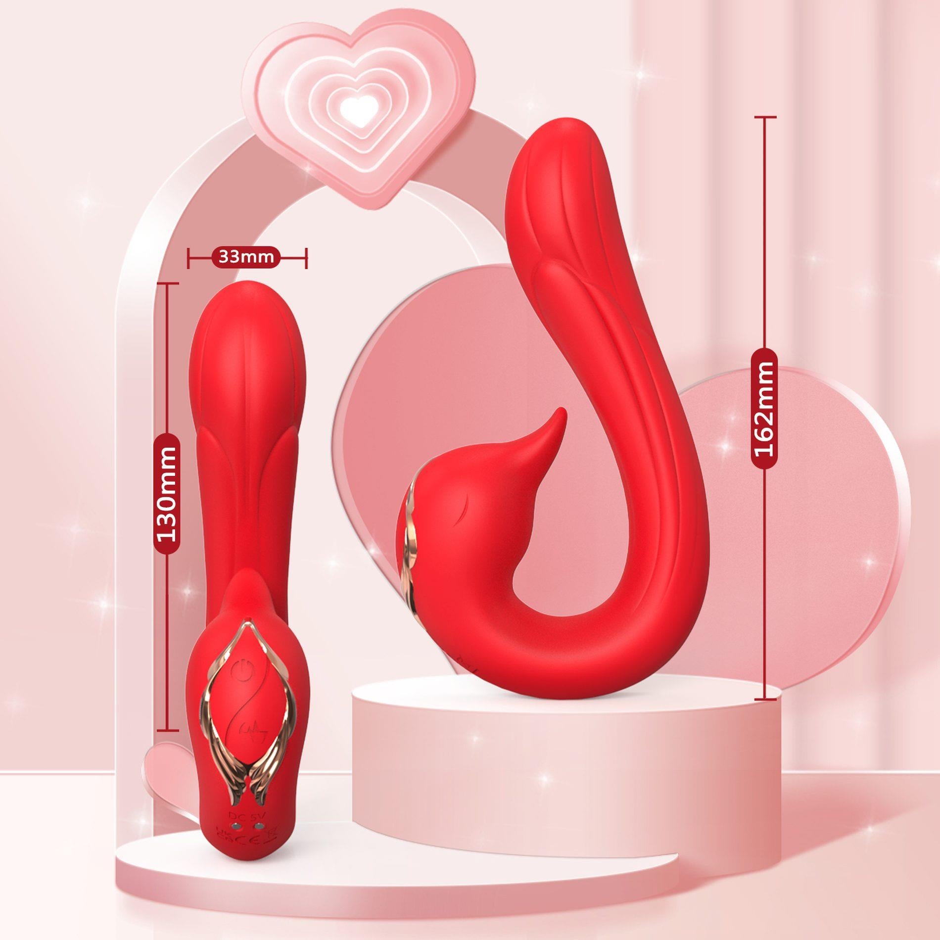 Swan Red, 9 fonctions de vibration