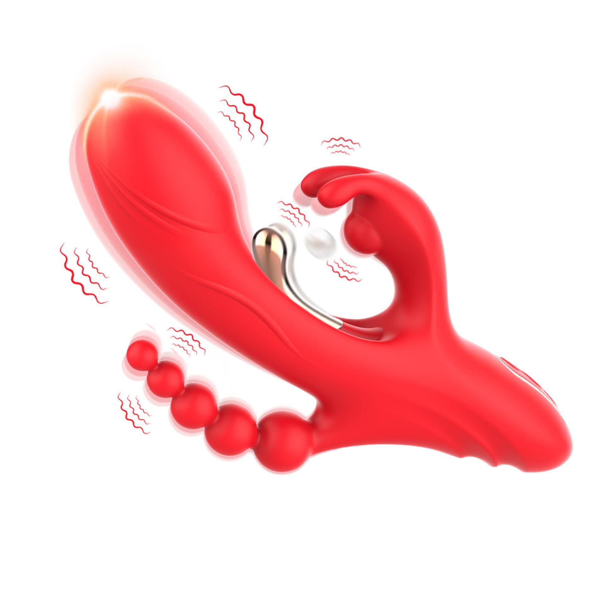 Trident Rouge Vibration à quatre points