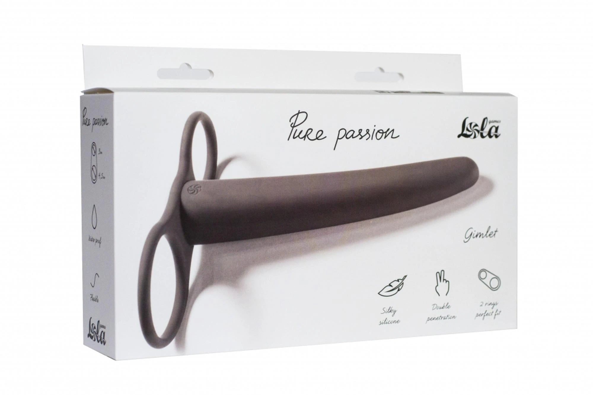 Buse double pénétration Pure Passion Gimlet noire