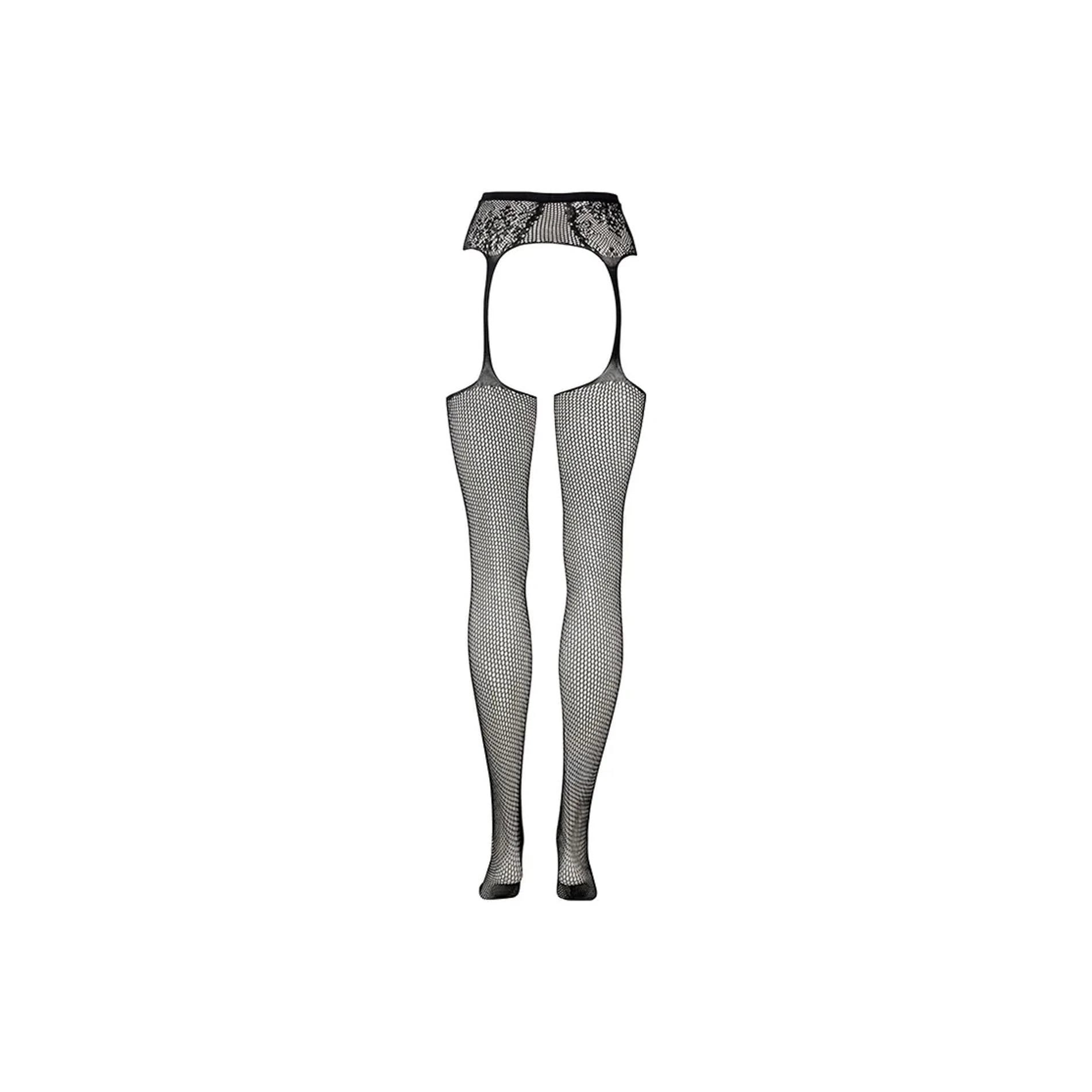 Bas autofixants résille et dentelle - Taille unique