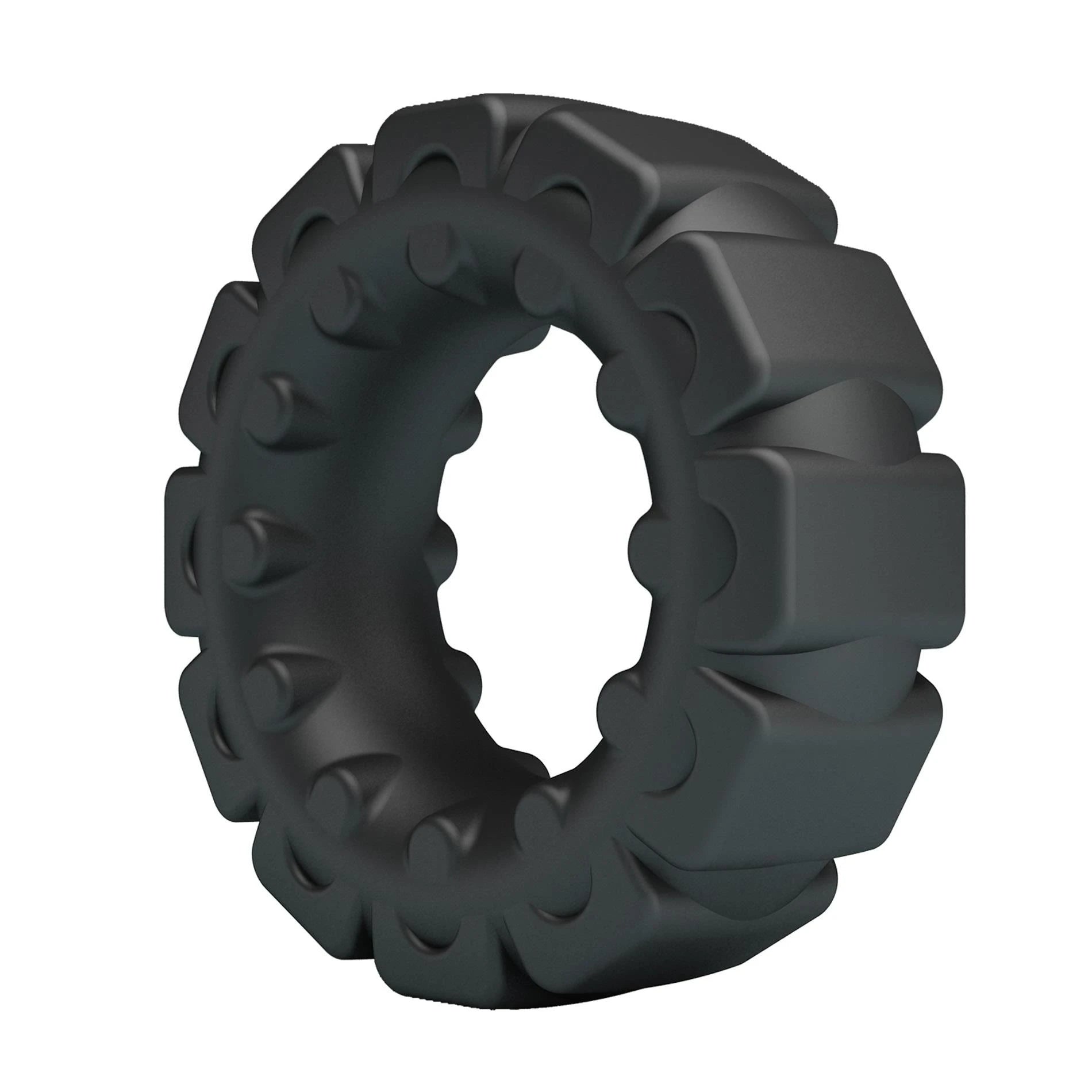 Crazy Bull Laiden Super Soft Silicone Cock Ring – Black