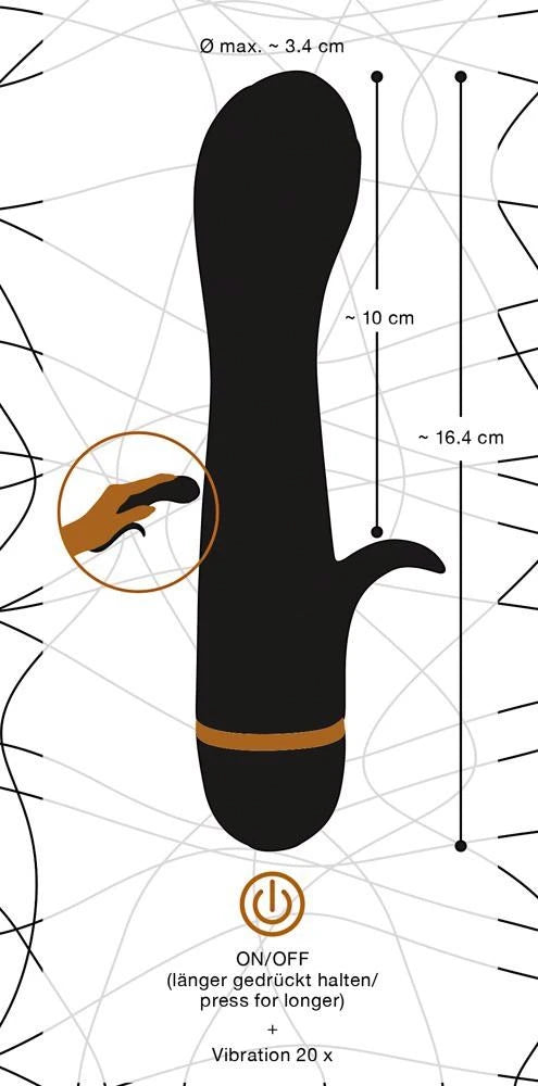 Vibromasseur flexible