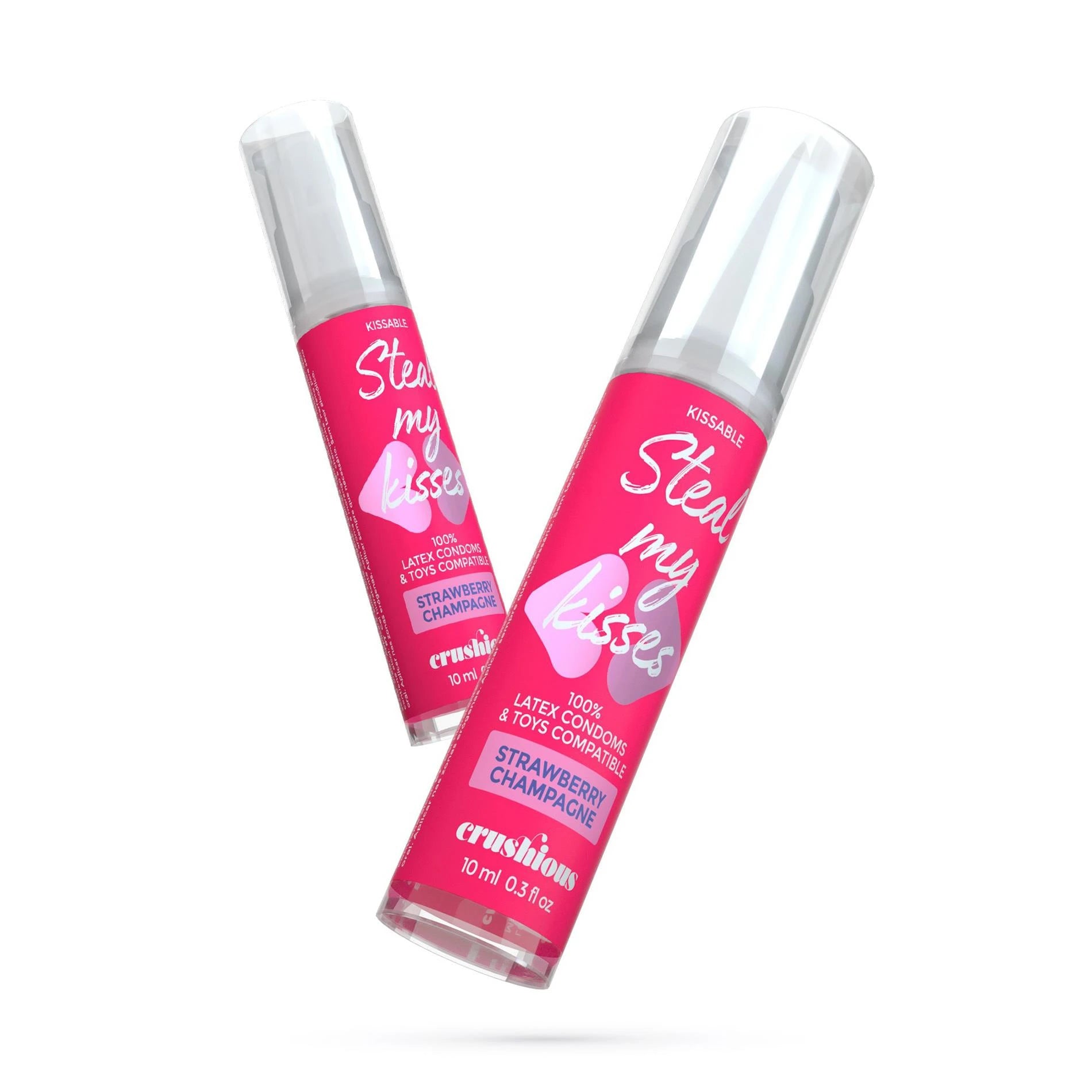 Steal My Kisses - Lubricant - Strawberry Champagne Flavour - 0.3 fl oz / 10 ml