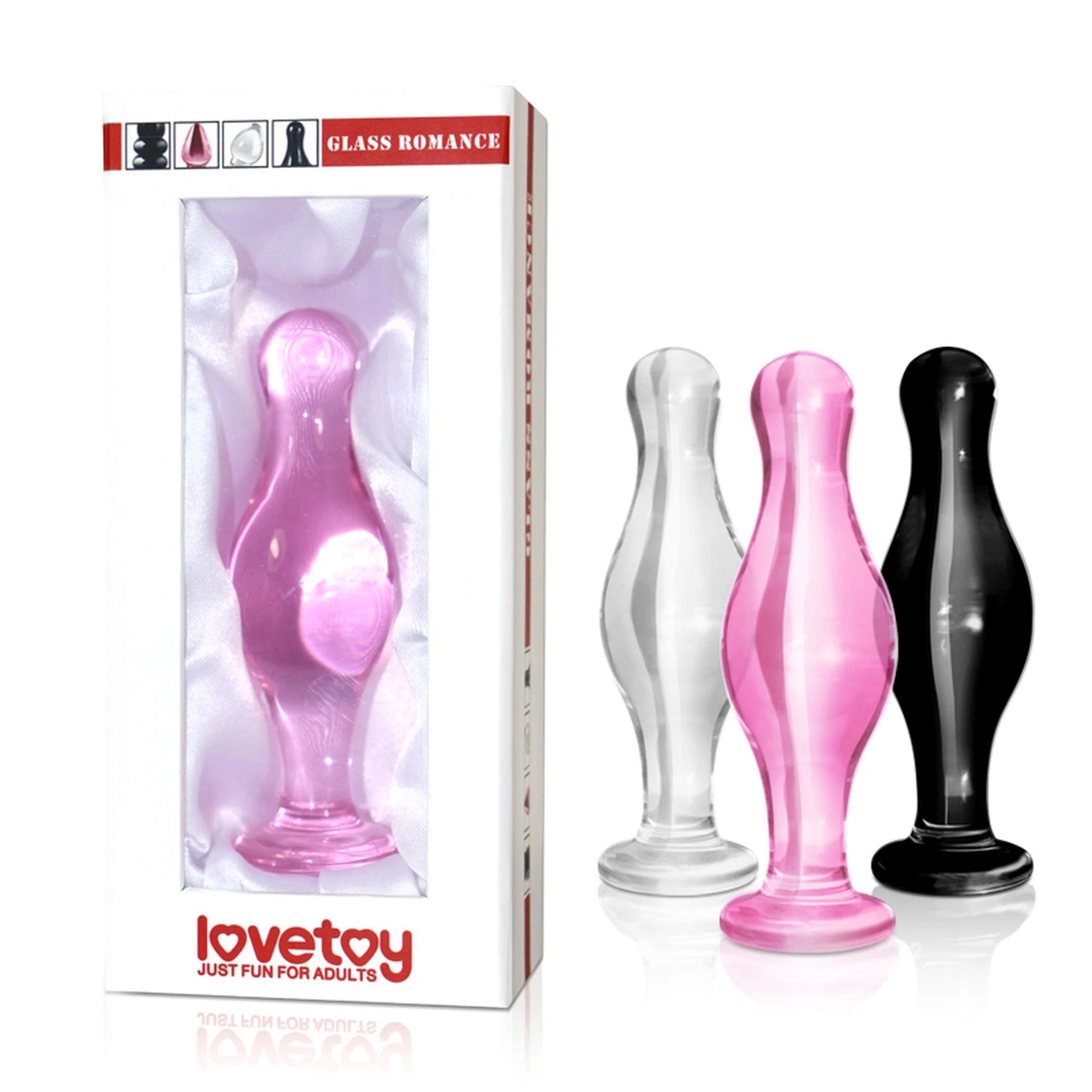 4.5″ Glass Romance Pink