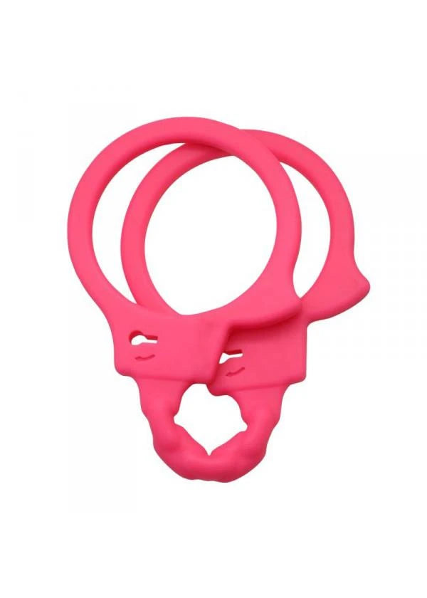 Kajdanki-MENOTTES RÉALISTES. MATÉRIAU EN SILICONE DE PREMIÈRE QUALITÉ