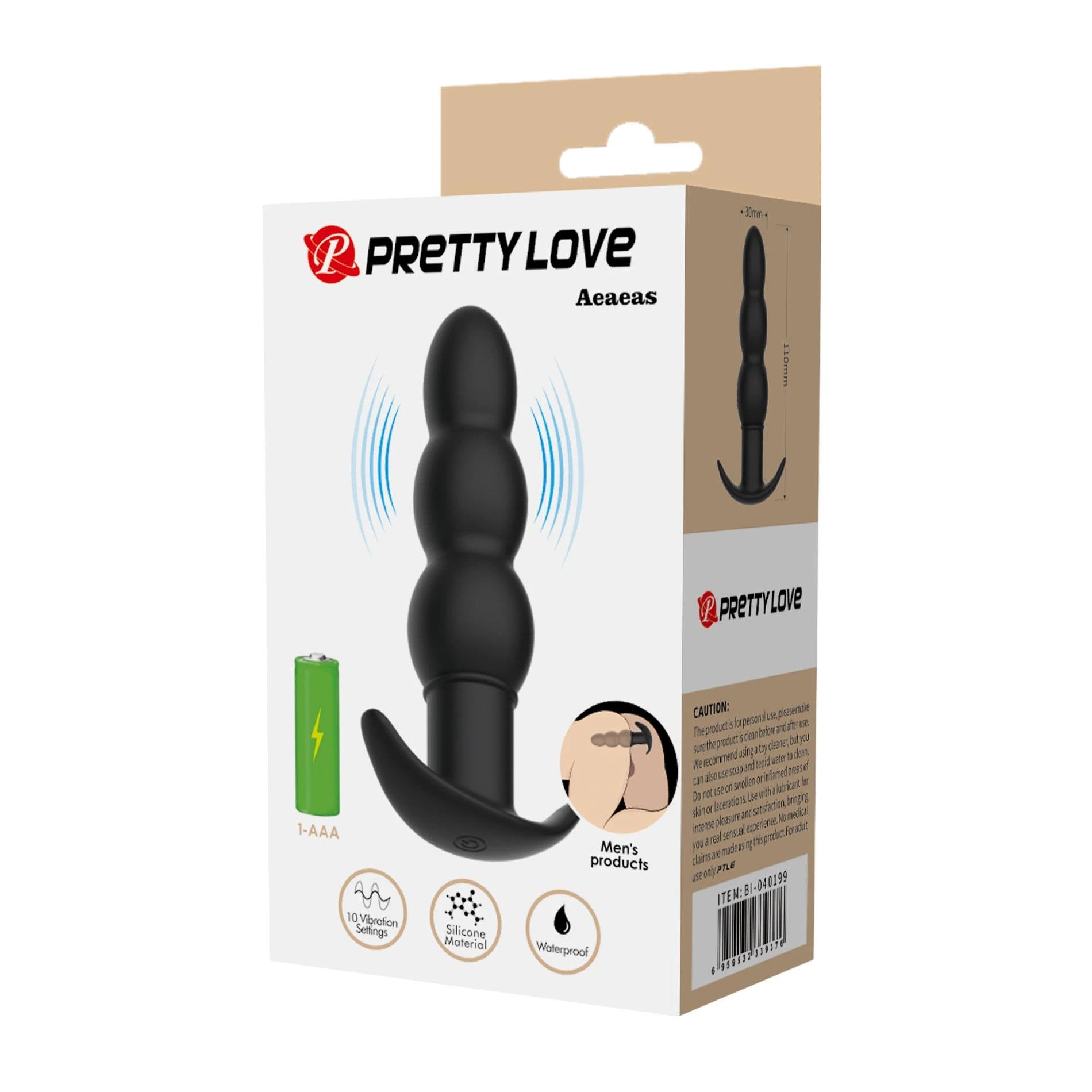 Pretty Love Jack Metal Prostate Massager