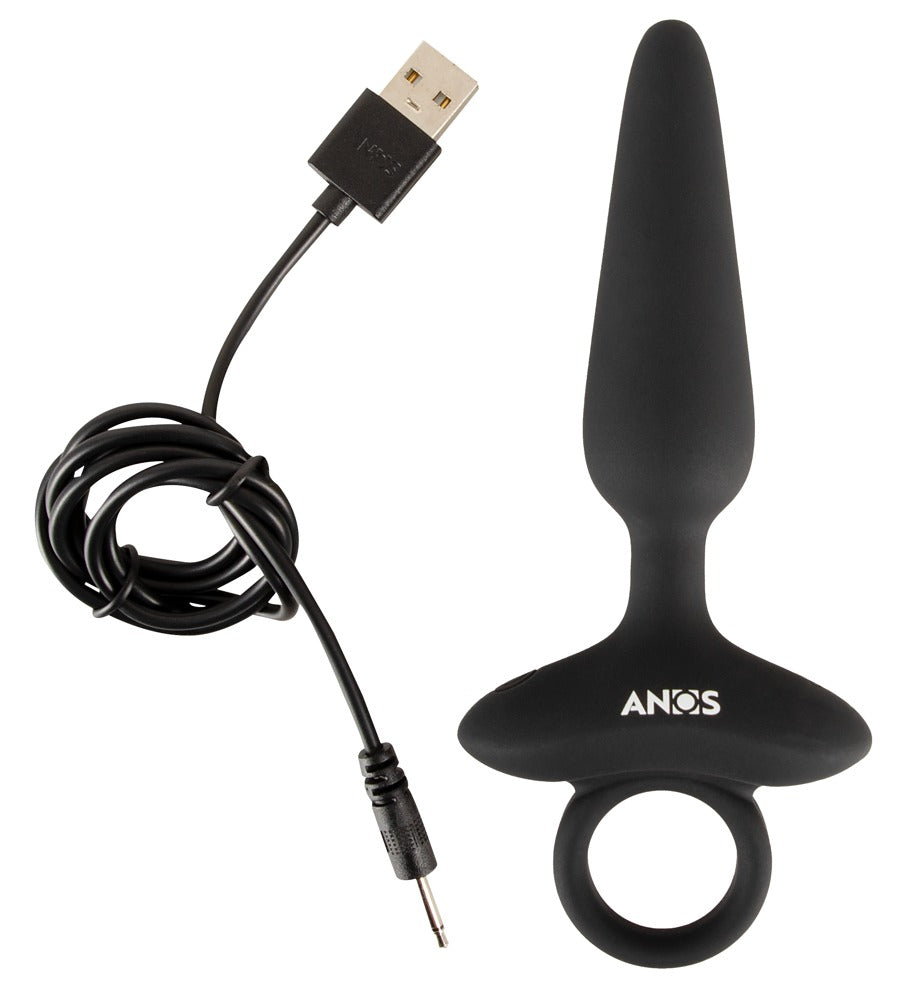 Flexible Butt Plug with Vibrations