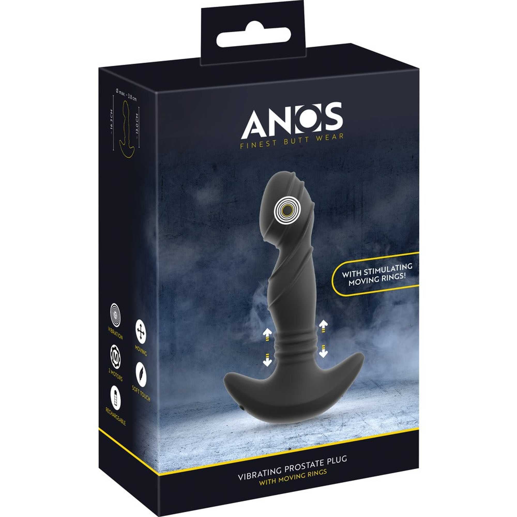 Vibrating Prostate Plug with Moving Rings