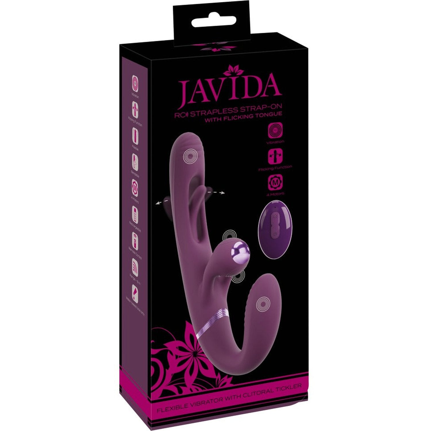 RC Strapless Strap-On With Flicking Tongue