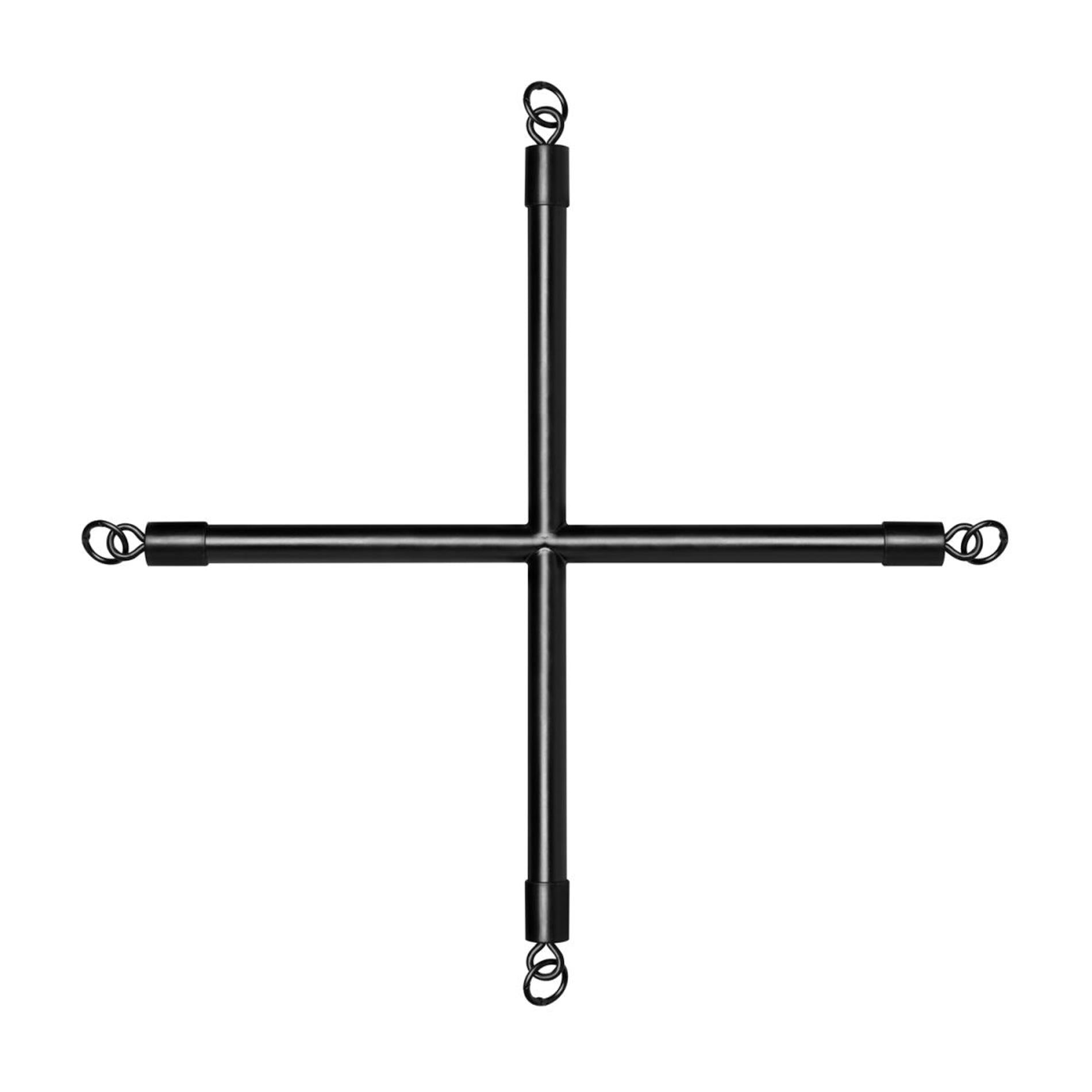 Bedroom Fantasies - Barres croisées pour immobilisation par ligature des porcs avec menottes noires