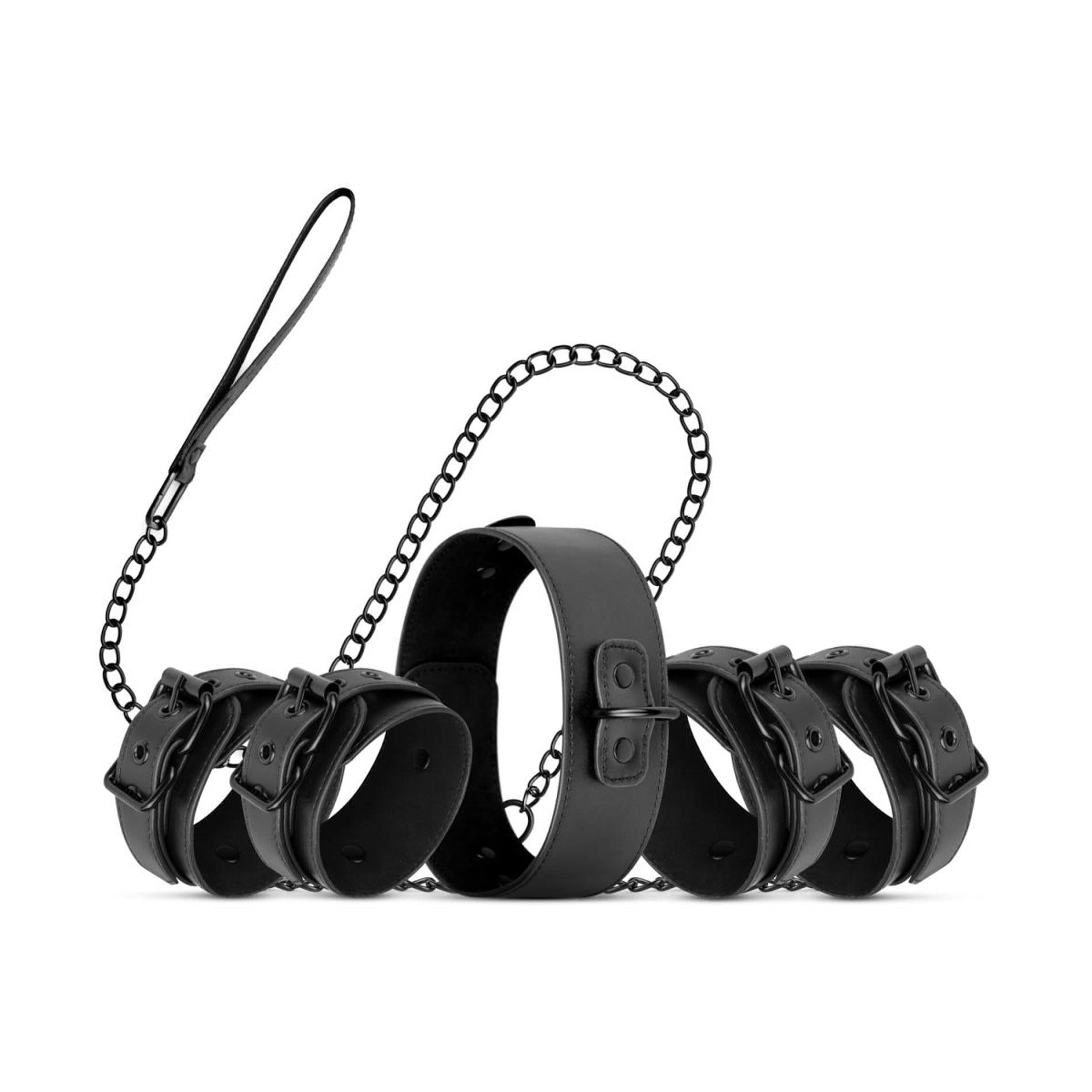 Bedroom Fantasies - Total Restraint Complete Set Black
