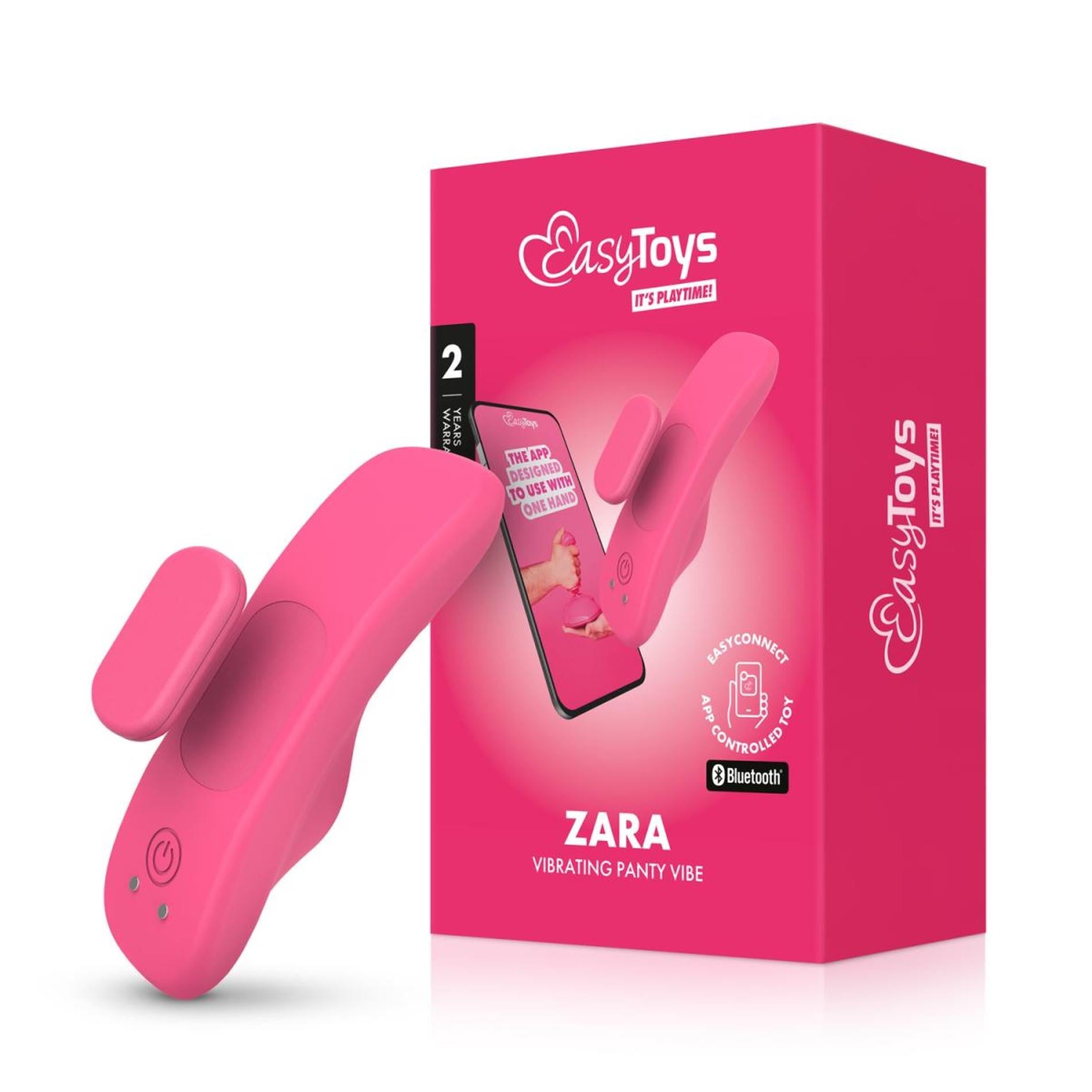 EasyConnect - Vibromasseur culotte Zara contrôlé par application