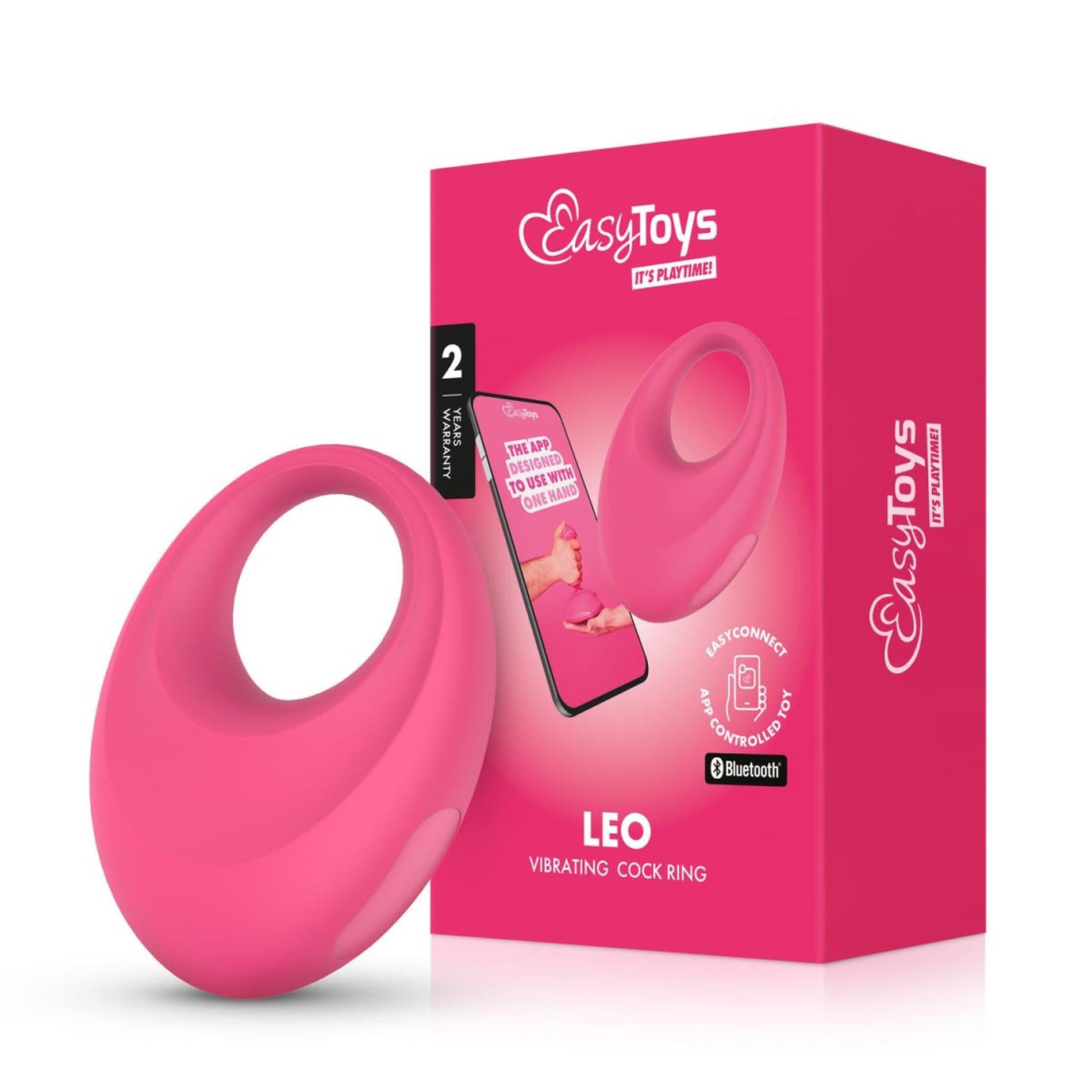 EasyConnect - Anneau pénien vibrant Leo contrôlé par l'application