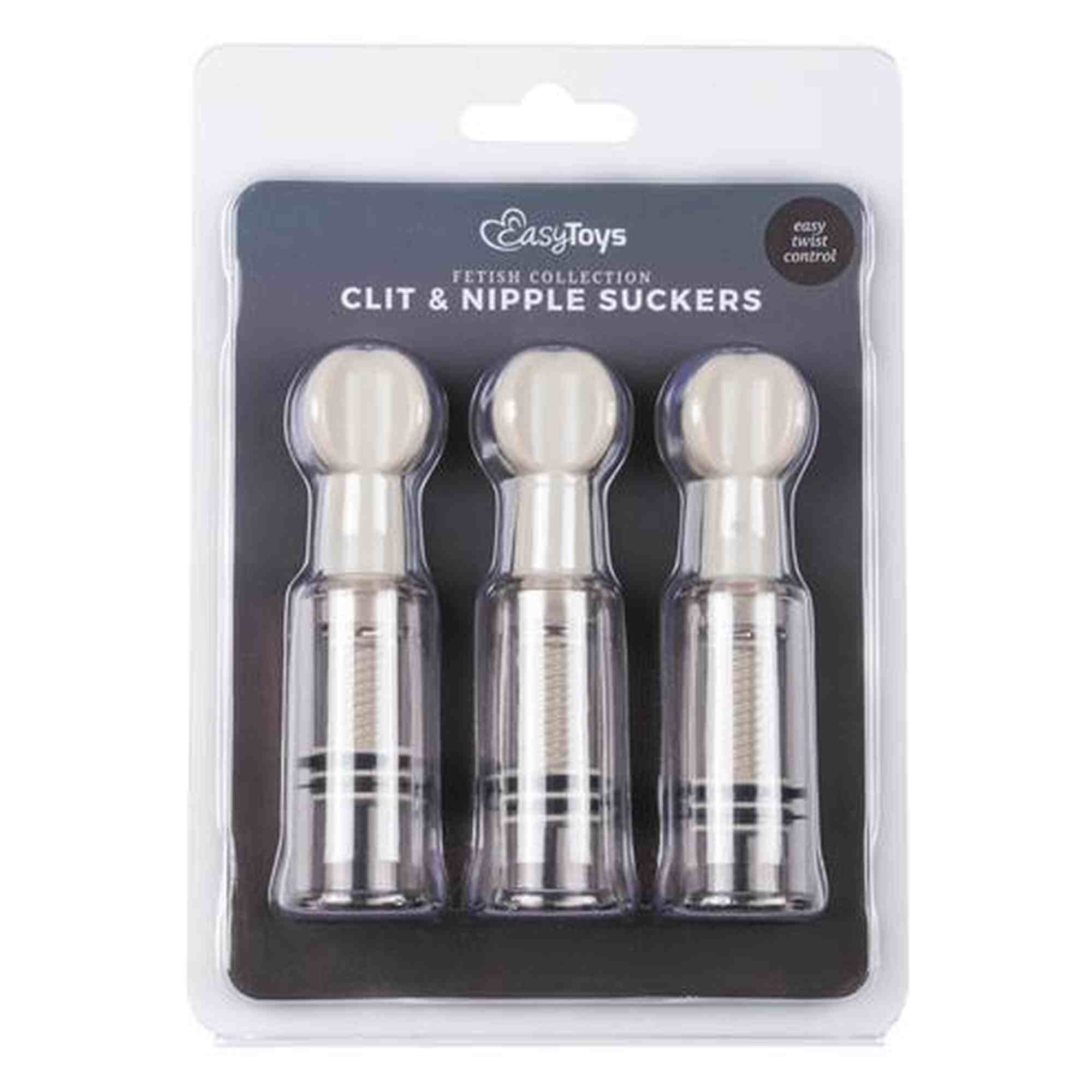 Pompka-Nipple & Clit Suckers 3 pcs