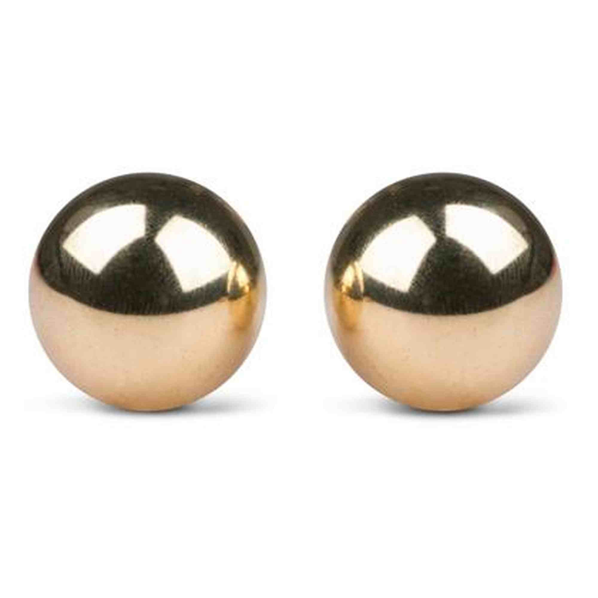 Gold ben wa balls - 22mm