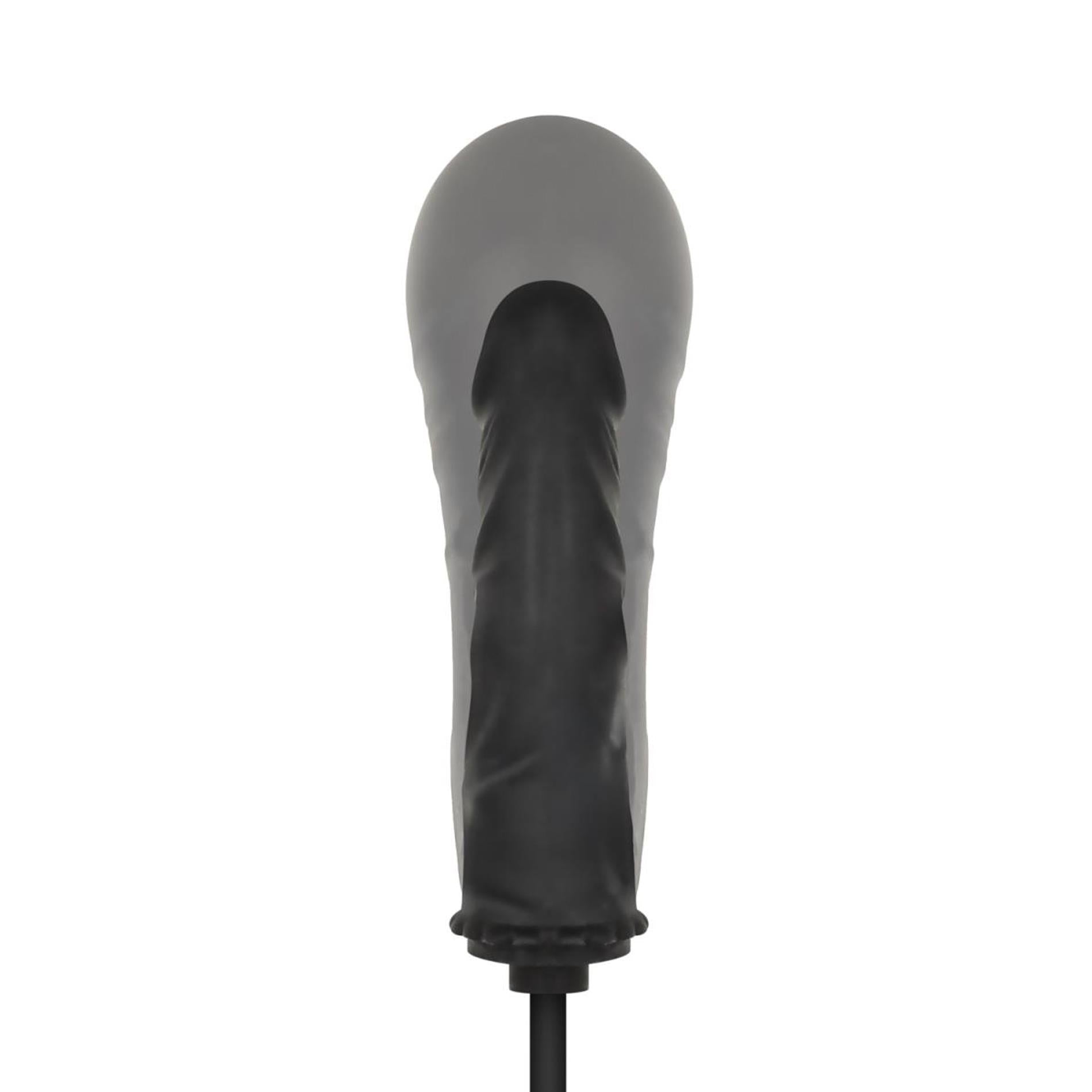 Anal Collection - Inflatable Dildo with Pump 14.5 cm - Black