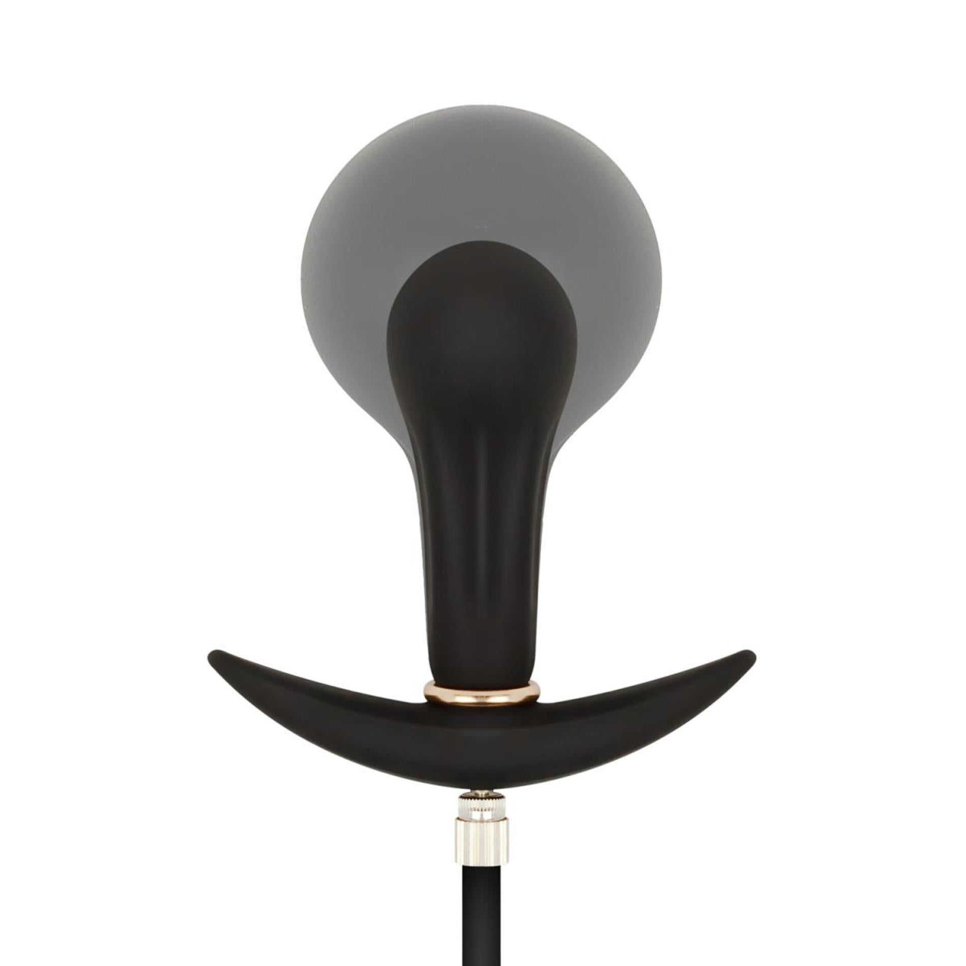 Collection anale - Plug anal gonflable avec pompe 8 cm - Noir