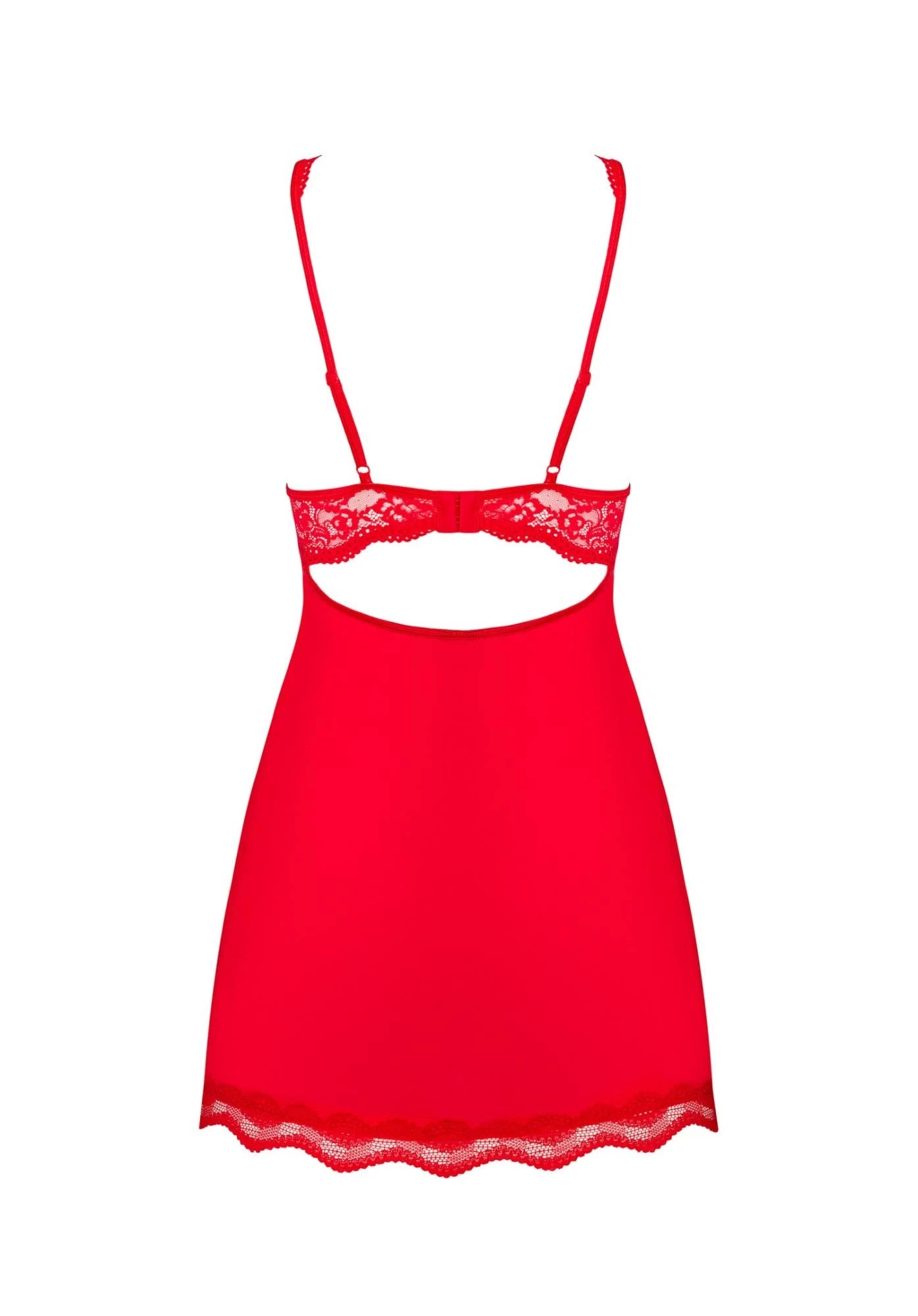 Bielizna-Luvae Babydoll and Thong Red L/XL