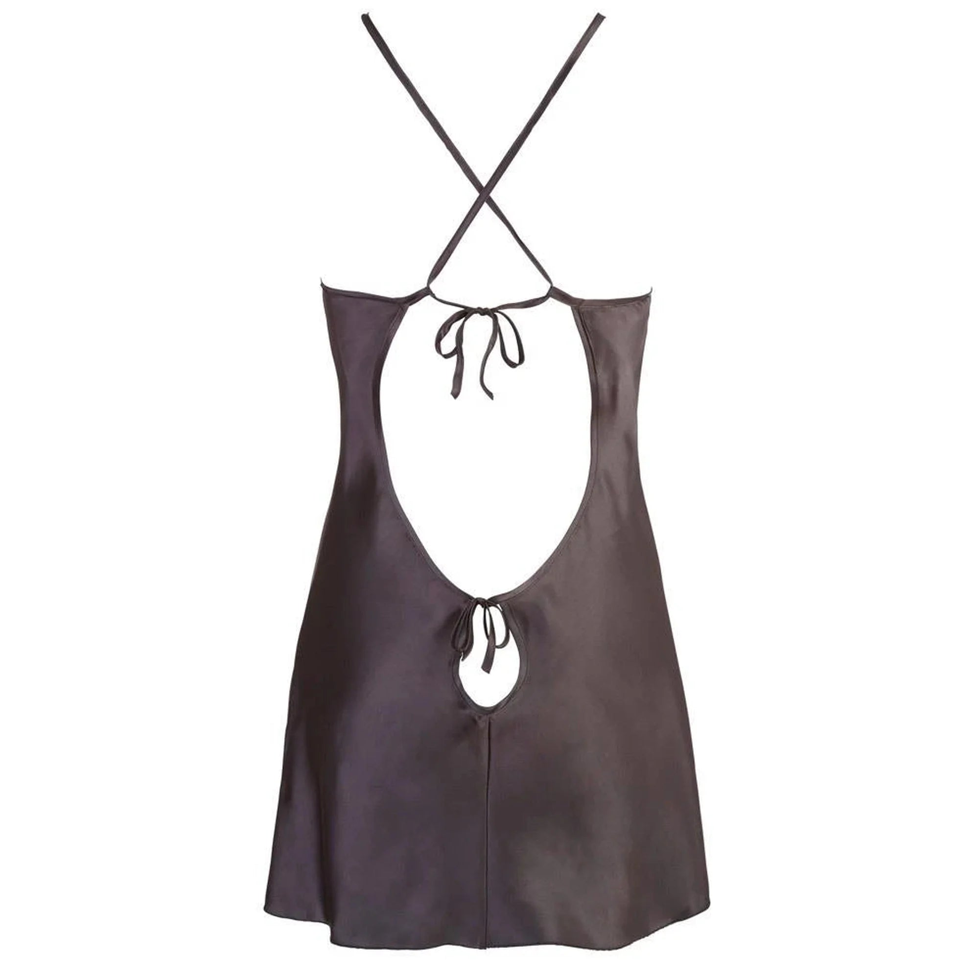 Chemisier en satin noir M