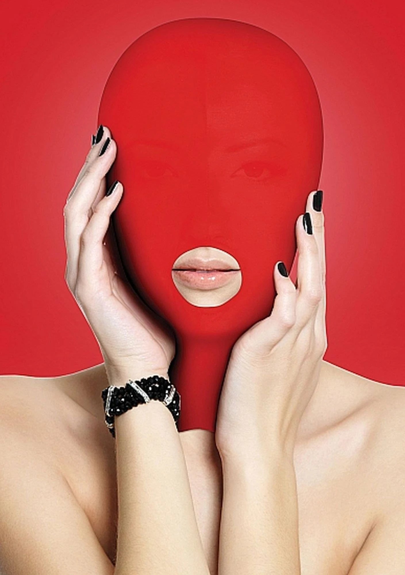 Masque de soumission - Rouge