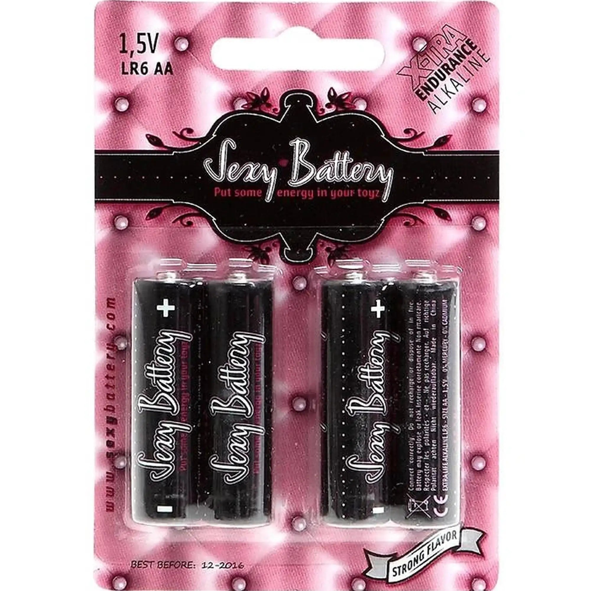 SEXY BATTERY ALKALINE 4PC. BLISTER AA