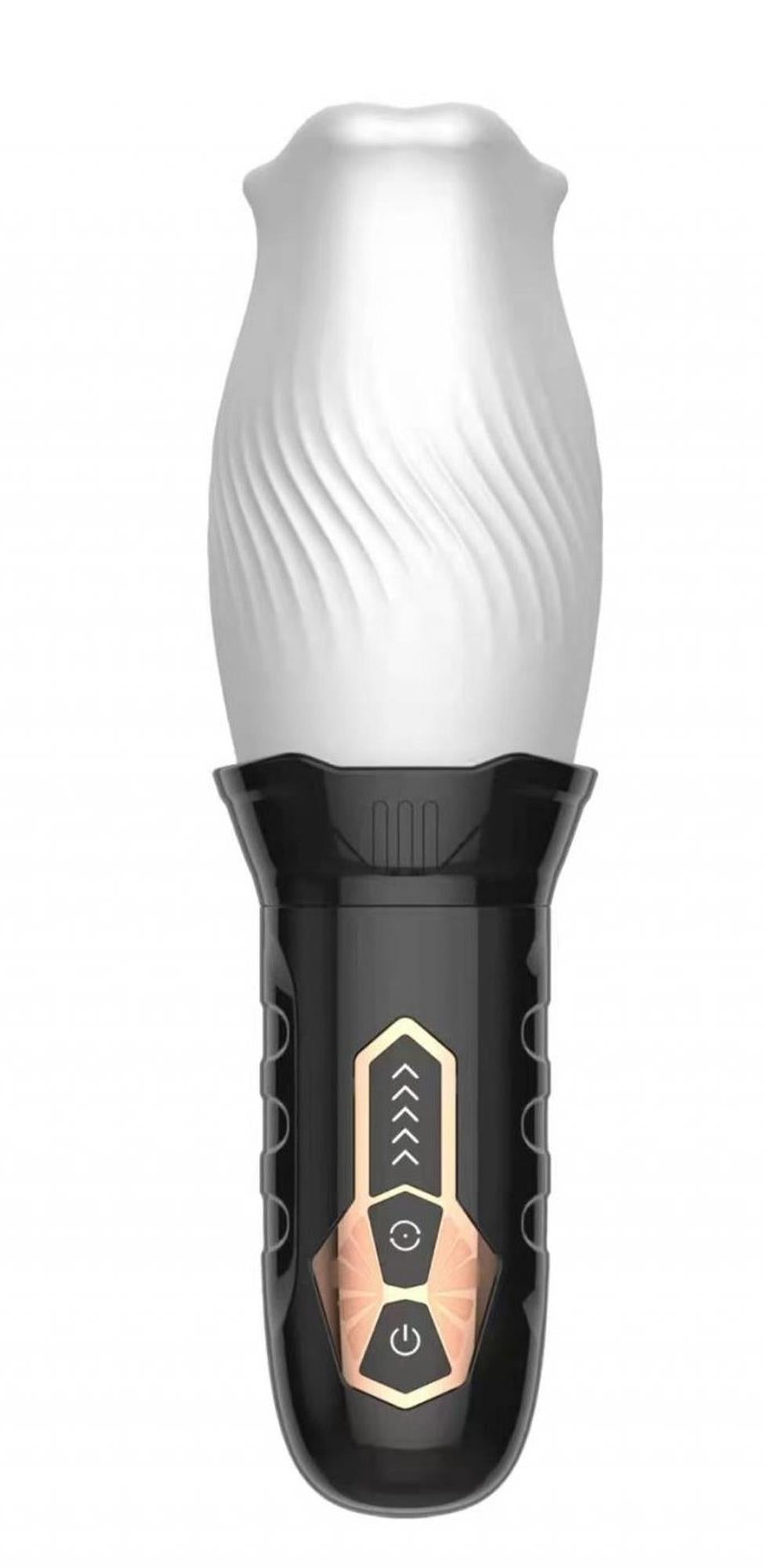 Rotating and vibrating masturbator
