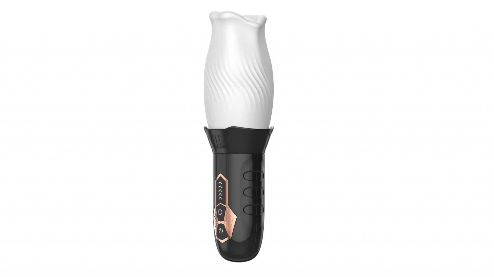 Rotating and vibrating masturbator
