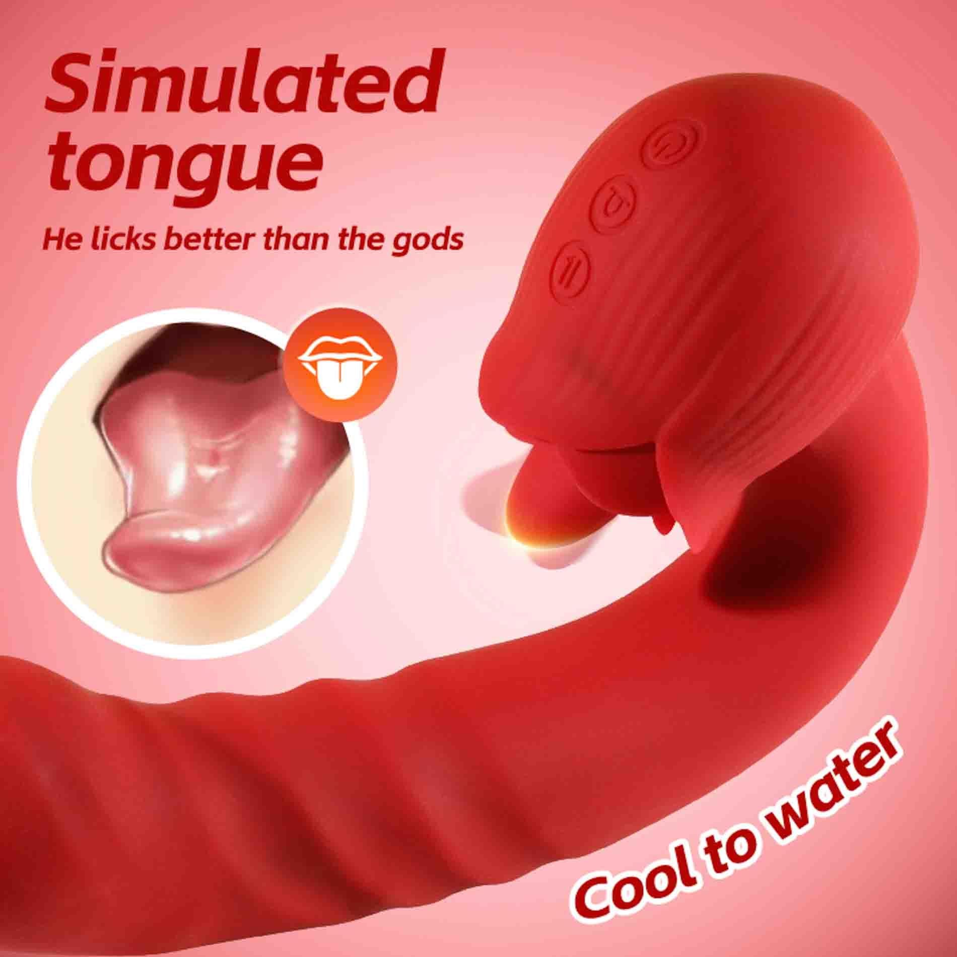 Rose Thrusting Vibrator