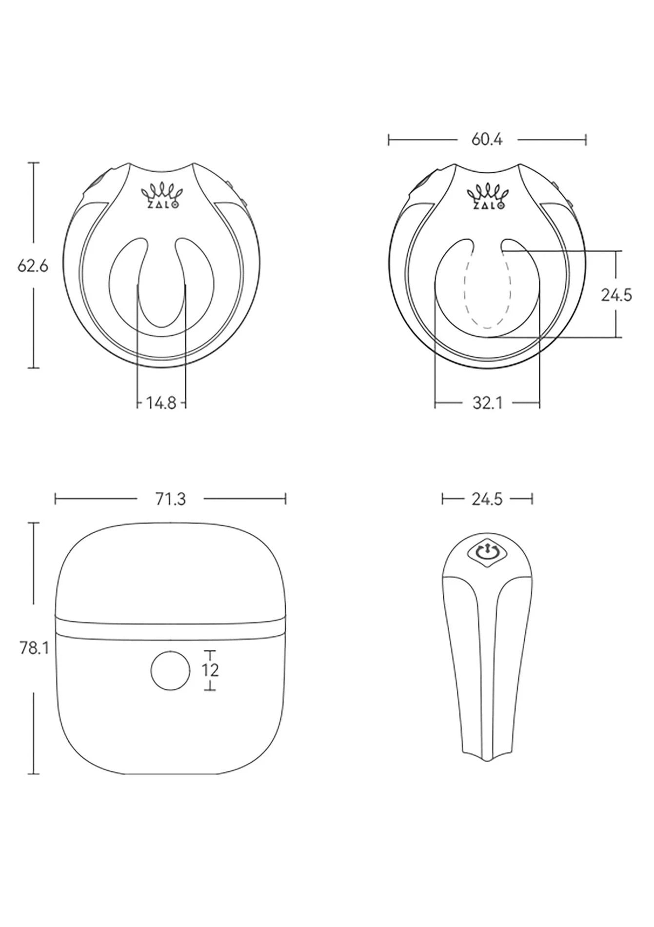 Apis Vibrating Couples Ring Black