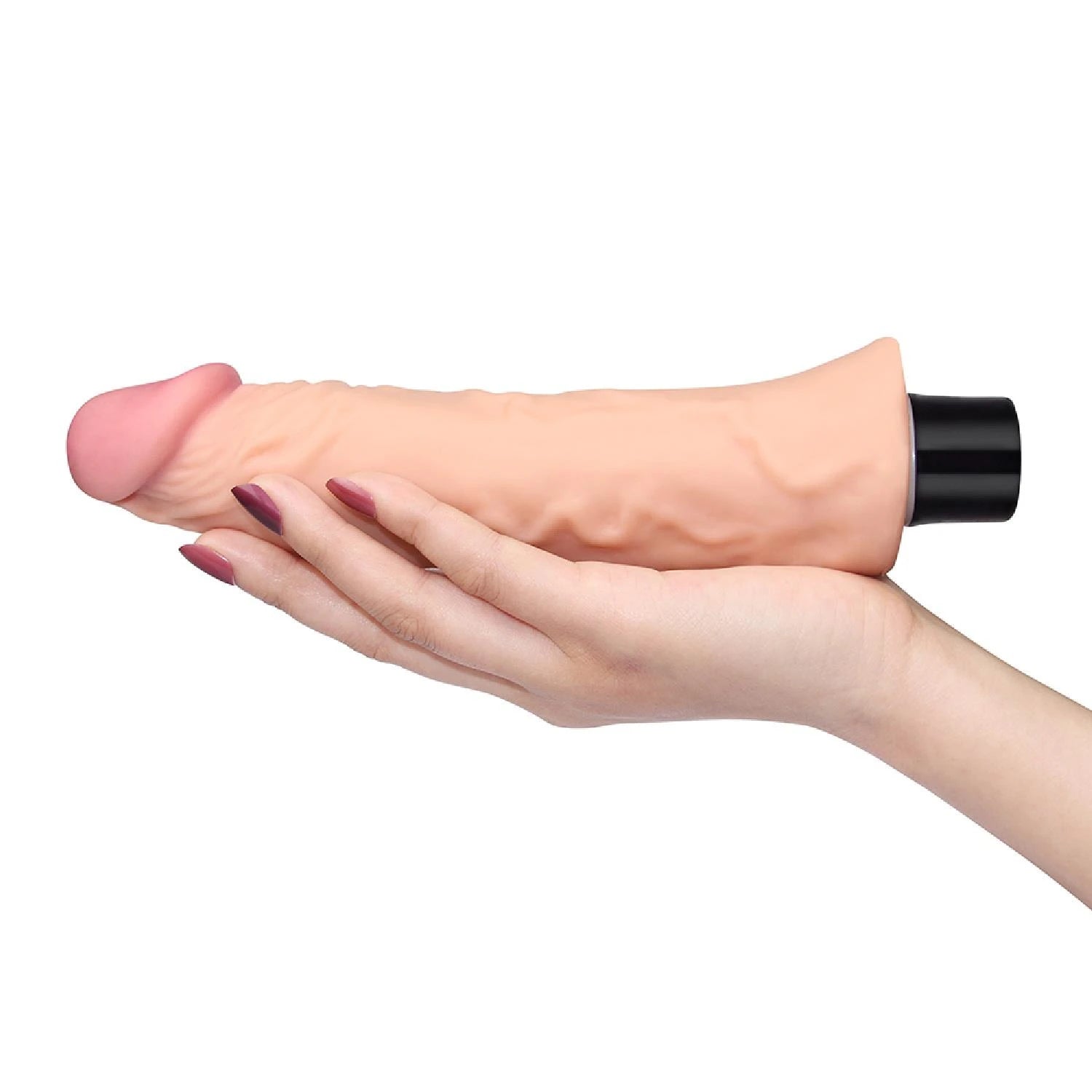 8″ REAL SOFTEE Vibrating Dildo
