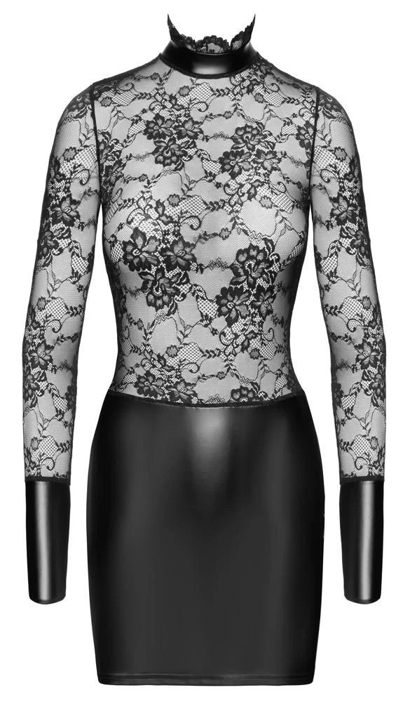 Robe noire col S
