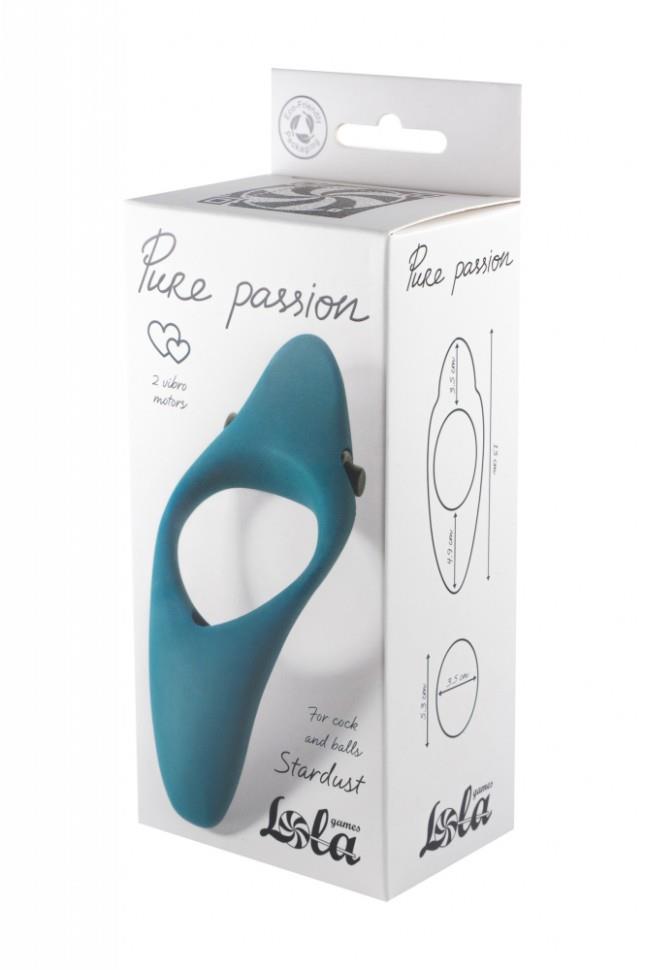 Érection Vibroring Pure Passion Stardust Green