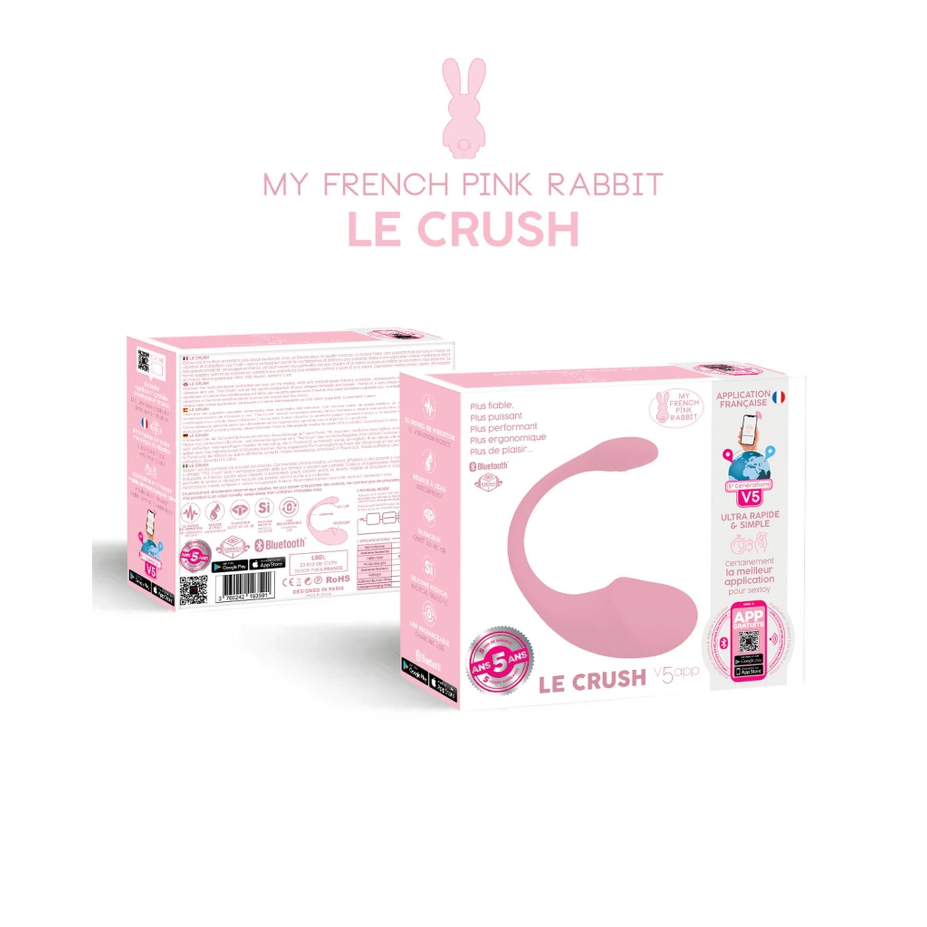 Le Crush Rose pâle - Contrôlé par application