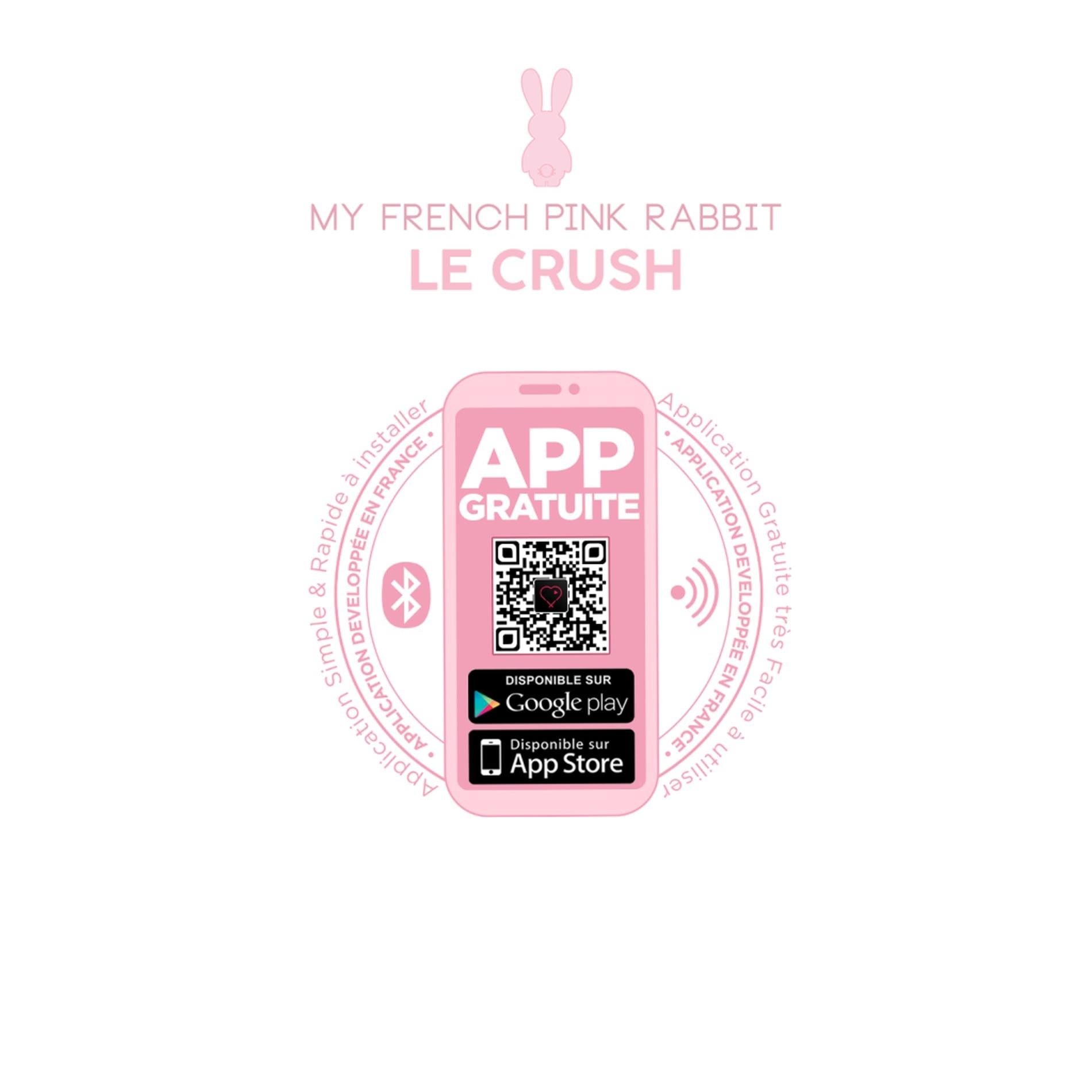 Le Crush Rose pâle - Contrôlé par application