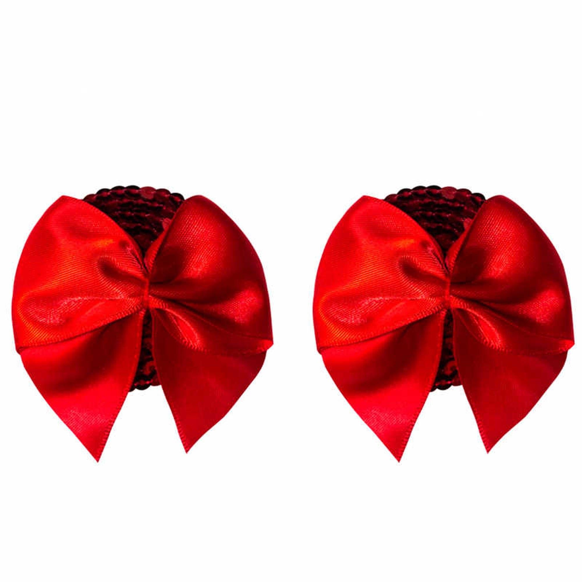 Cache-tétons Burlesque Rouge Éclatant
