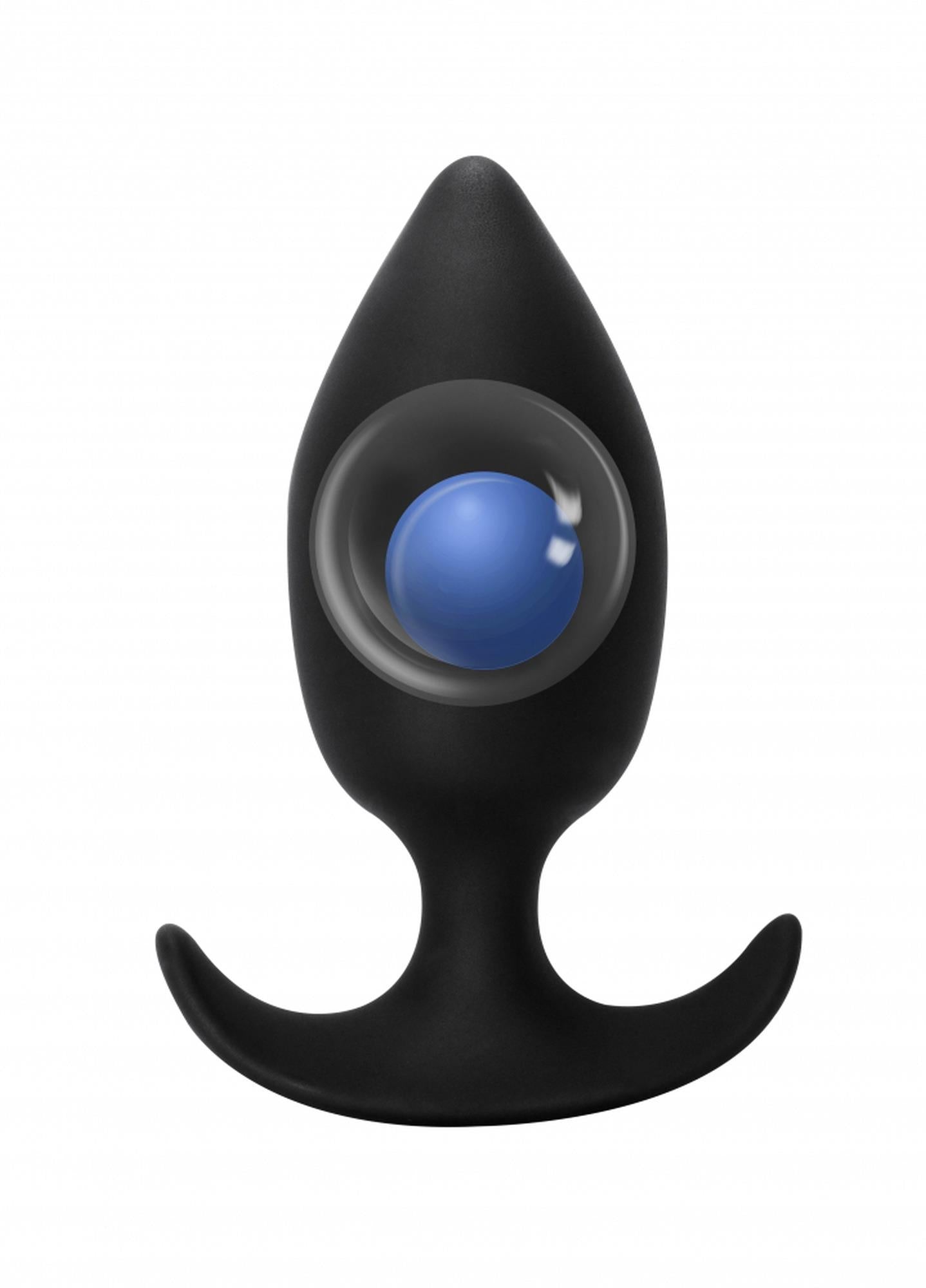 Plug-Plug anal avec centre de gravité décalé Pimentez-le Insatiable Noir