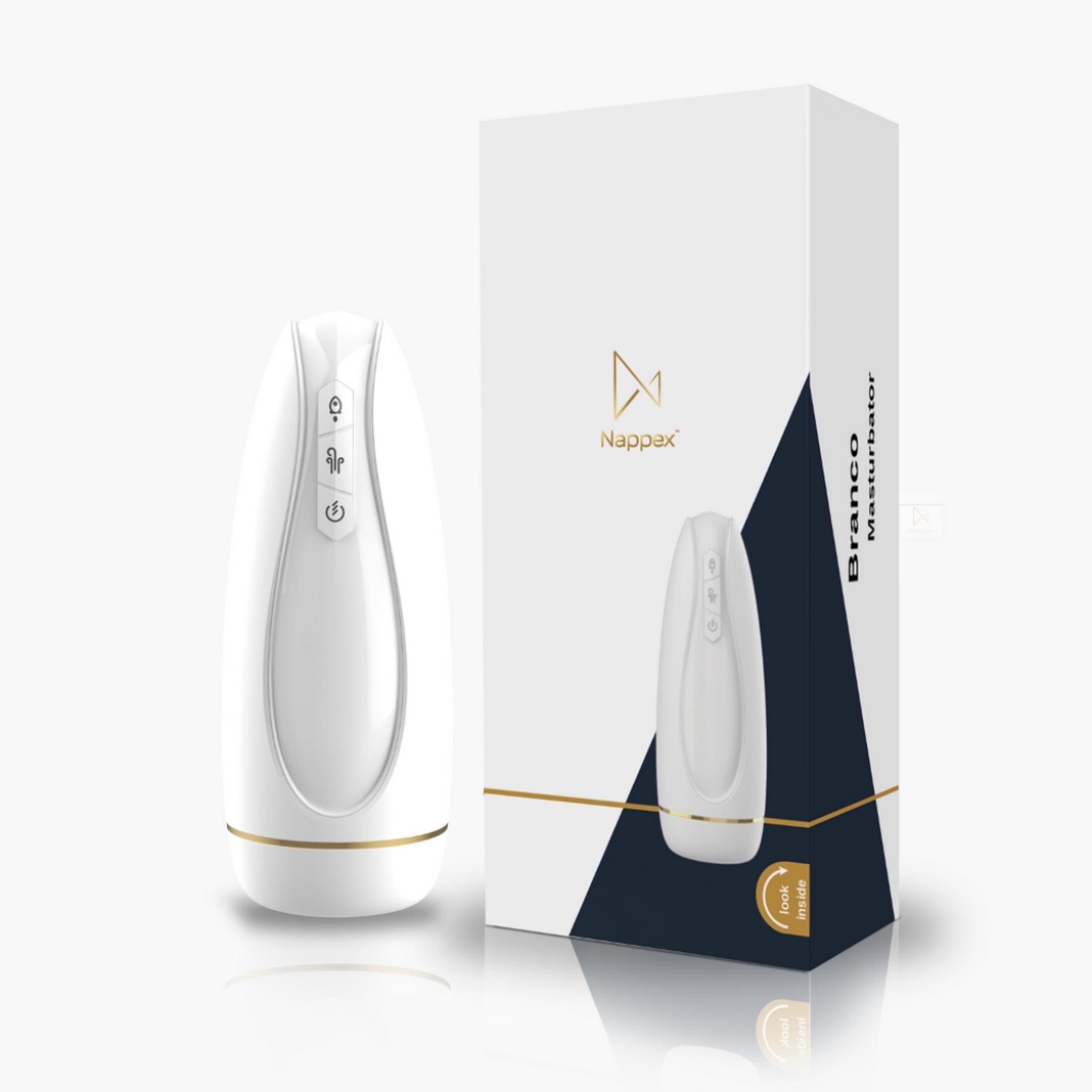 Masturbateur - Nappex™ Branco White - Masturbateurs Premium (10 langues)