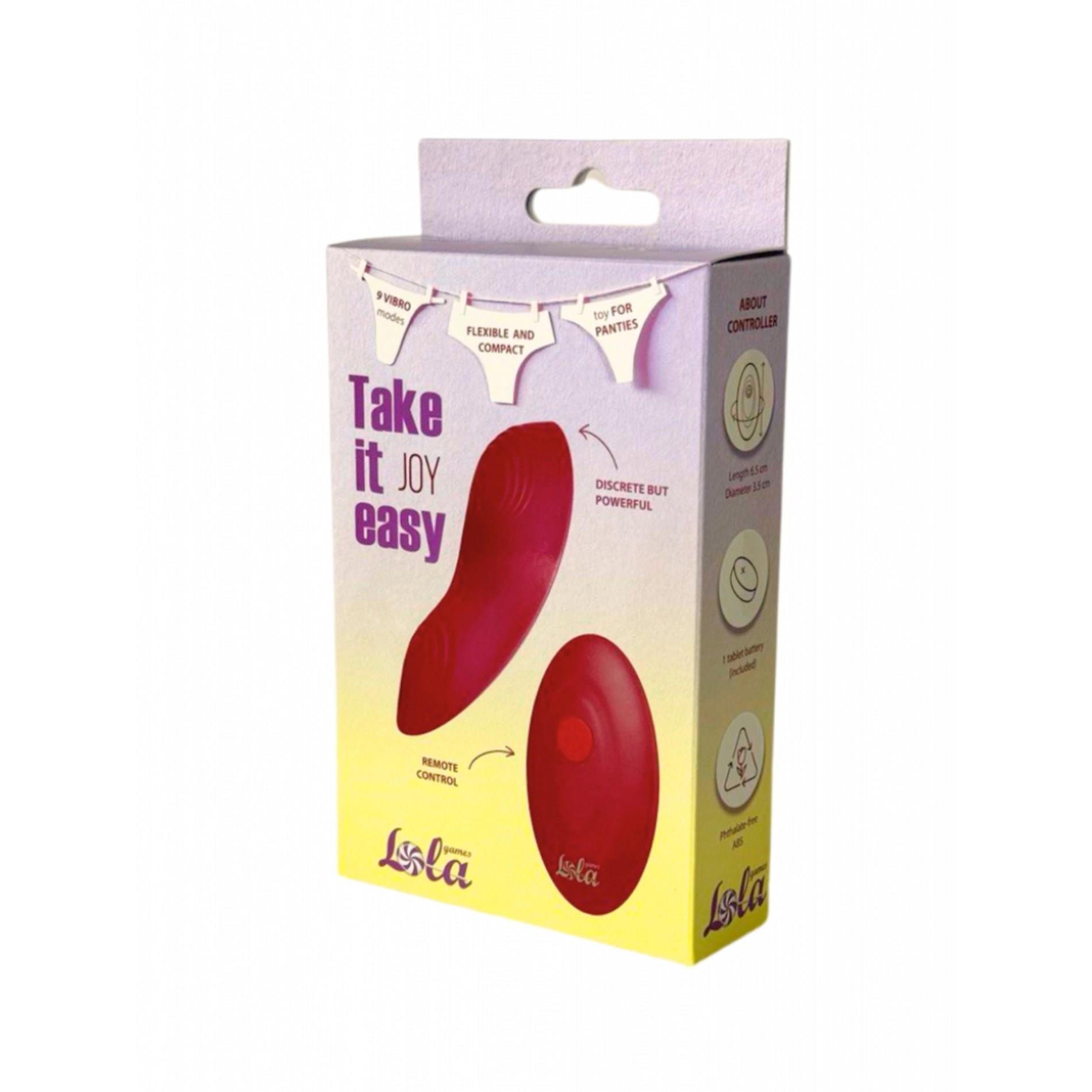 Vibromasseur rechargeable pour culotte Take it Easy Joy