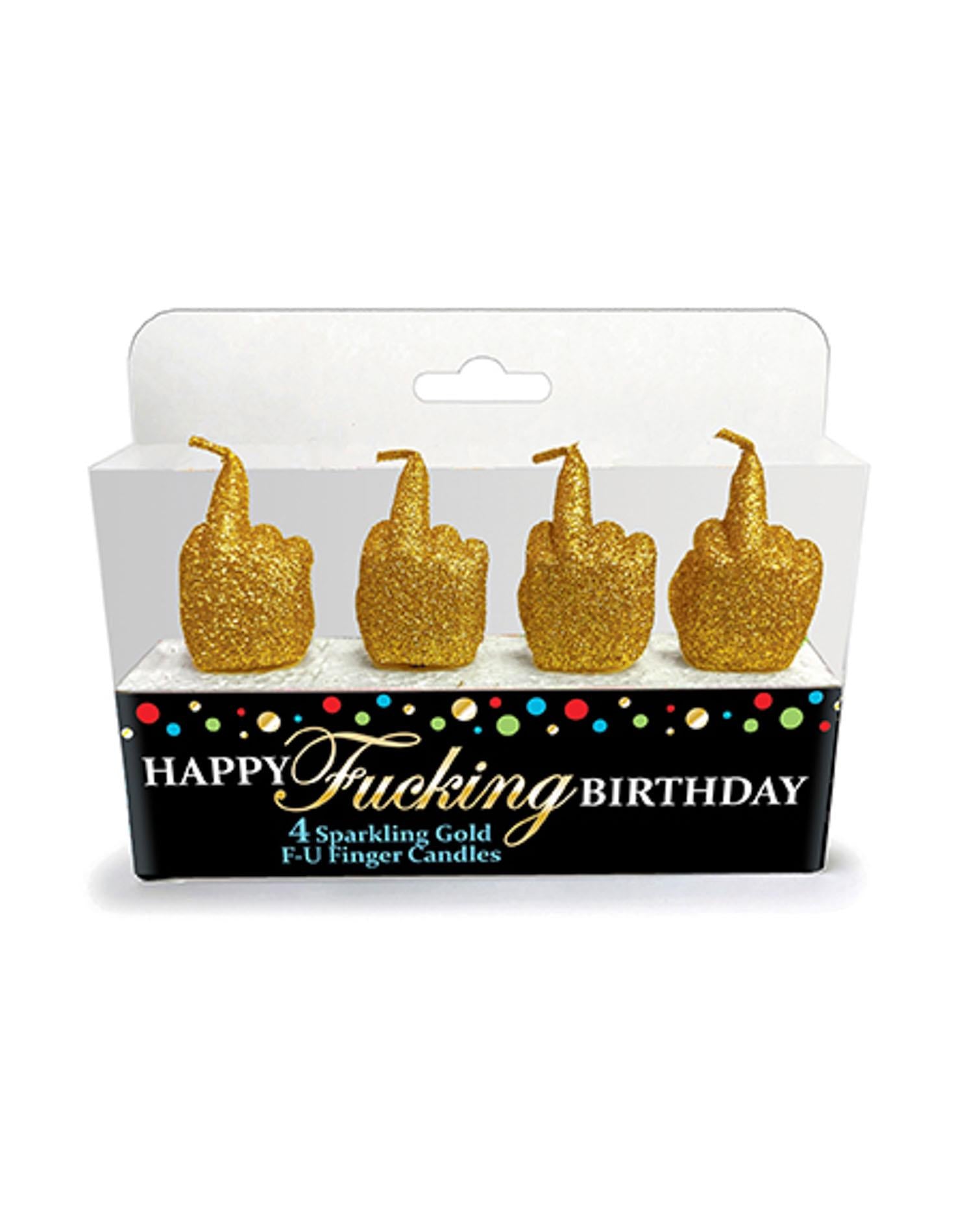 Happy F’ing Birthday Candle Set